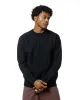 Norse Projects Rom Boiled Wool Crewneck Dark Navy sold by Lost & Found