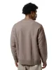 Norse Projects Rom Boiled Wool Crewneck Walnut sold by Lost & Found