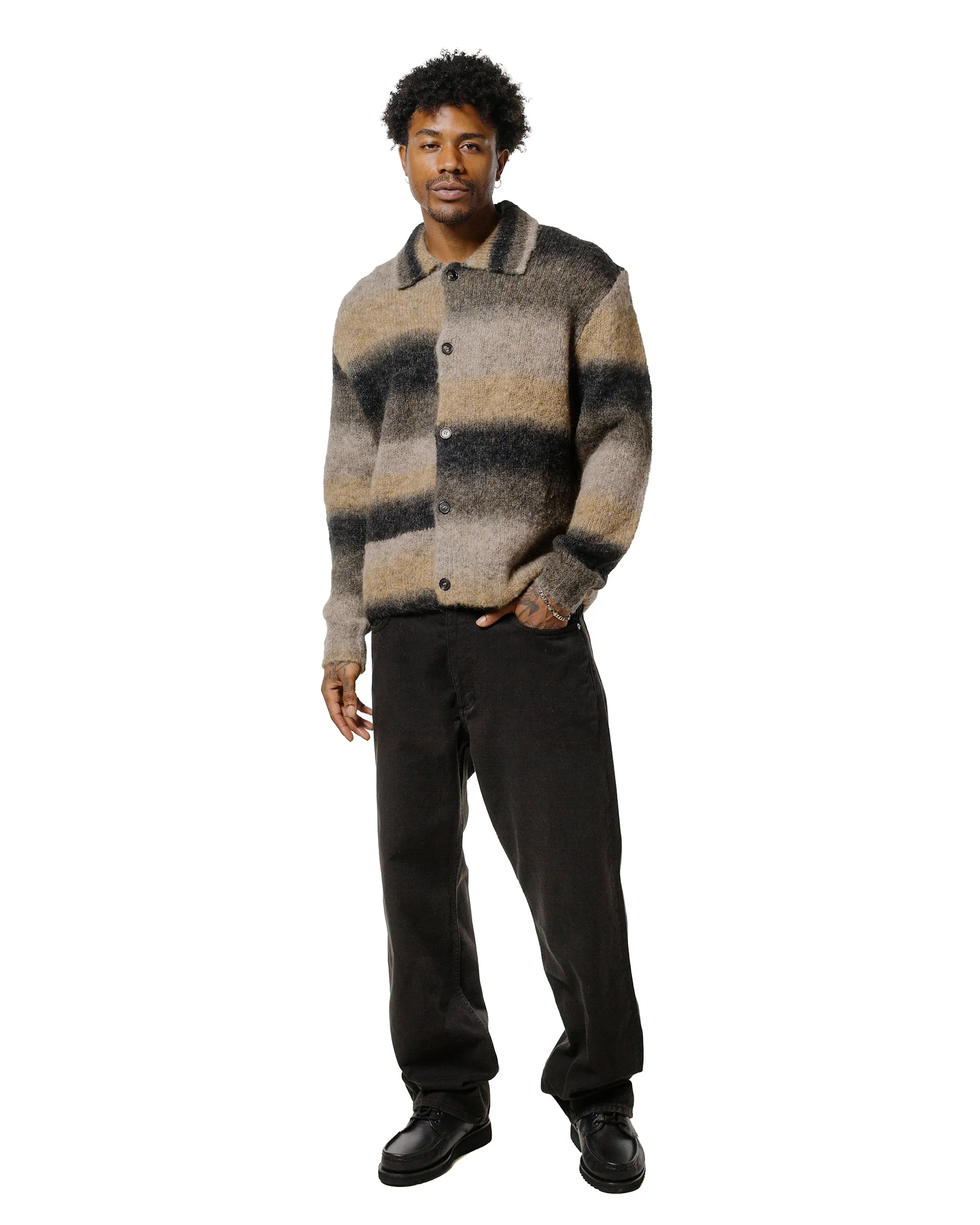 Norse Projects Erik Gradient Alpaca Wool Jacket Utility Khaki sold by Lost & Found product image thumbnail 4