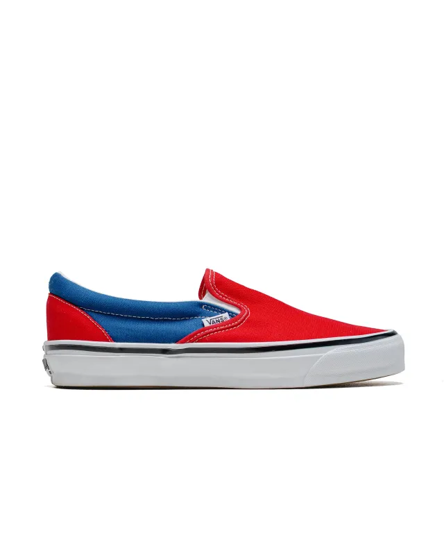 Vans OTW Engineered Garments Classic Slip-On 98 Red/Navy sold by Lost & Found