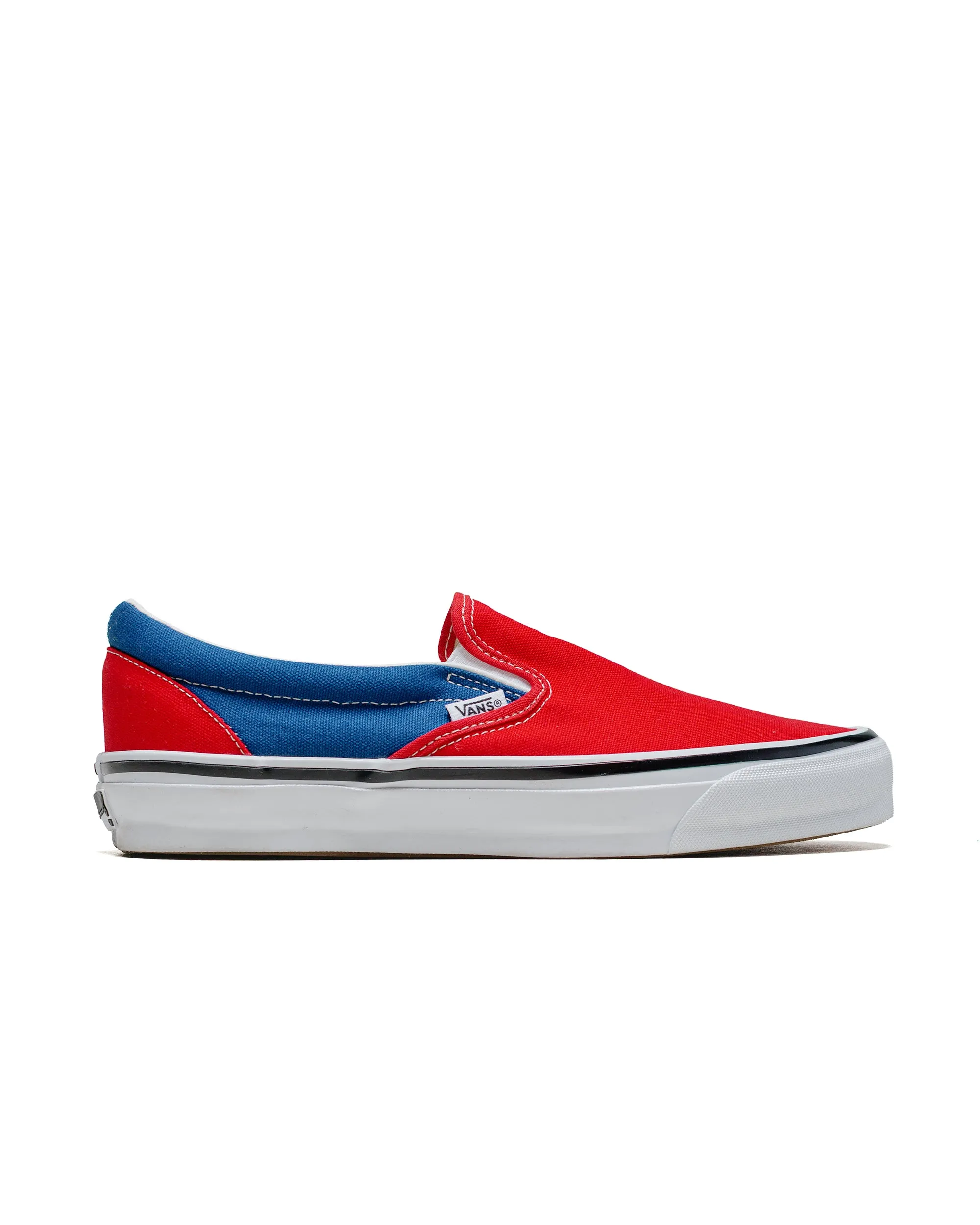 Vans OTW Engineered Garments Classic Slip-On 98 Red/Navy sold by Lost & Found