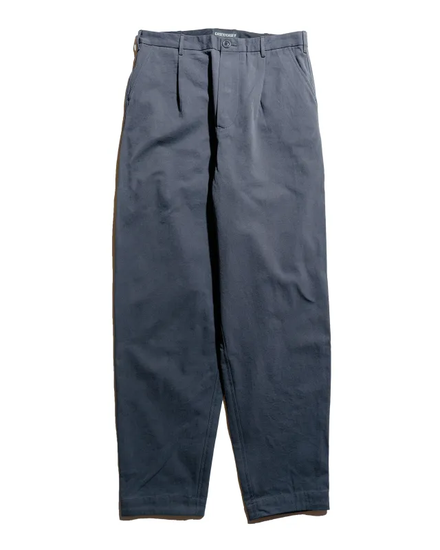 CASEY CASEY Mili Hiroshi Pant Double Cot Blu Skull sold by Lost & Found