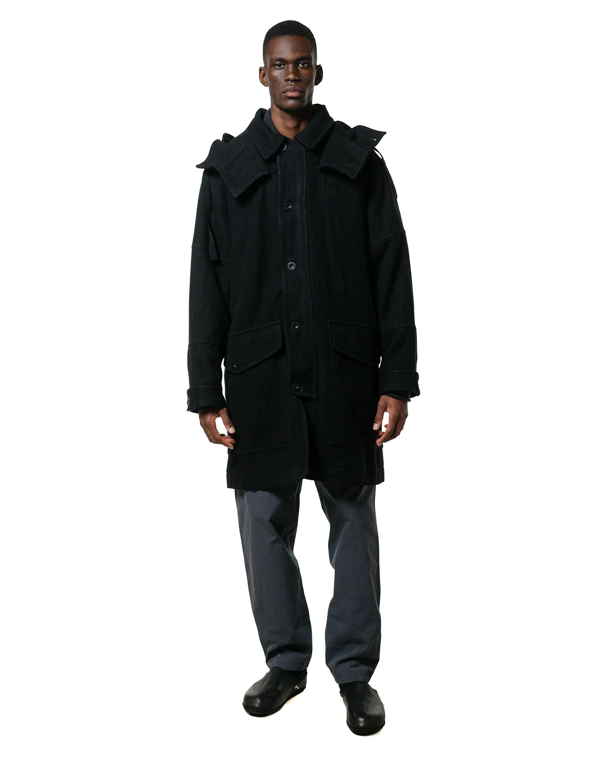 CASEY CASEY Henry Parka Cognac Black sold by Lost & Found product image thumbnail 3