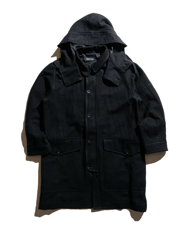 CASEY CASEY Henry Parka Cognac Black sold by Lost & Found