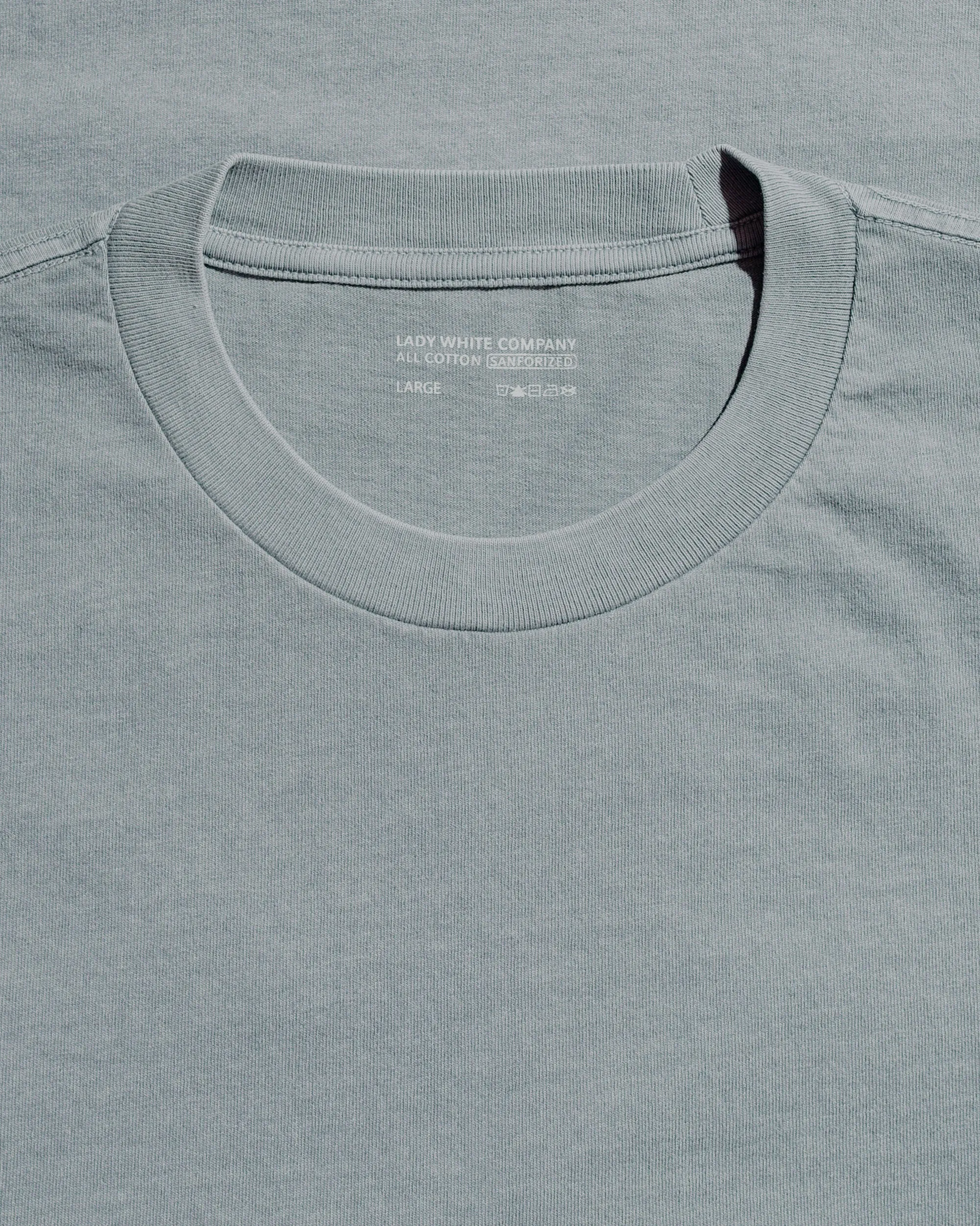 Lady White Co. Municipal T-Shirt Pigment Kelp sold by Lost & Found product image thumbnail 4