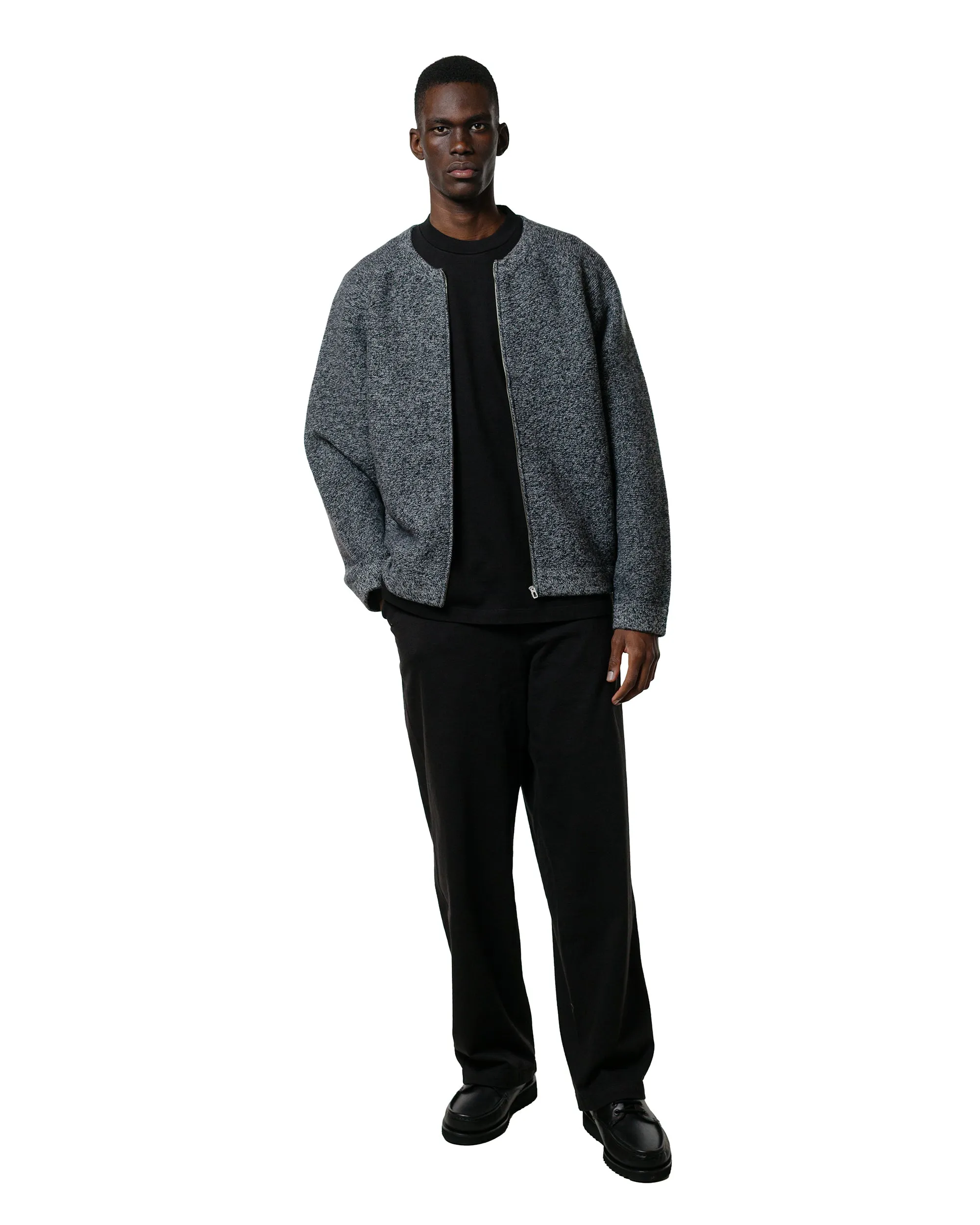 Lady White Co. Wool Link Zip Cardigan Black Twist sold by Lost & Found product image thumbnail 4