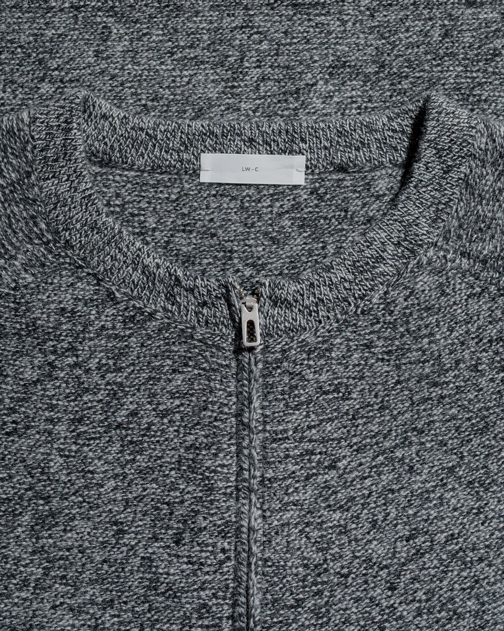 Lady White Co. Wool Link Zip Cardigan Black Twist sold by Lost & Found product image thumbnail 5