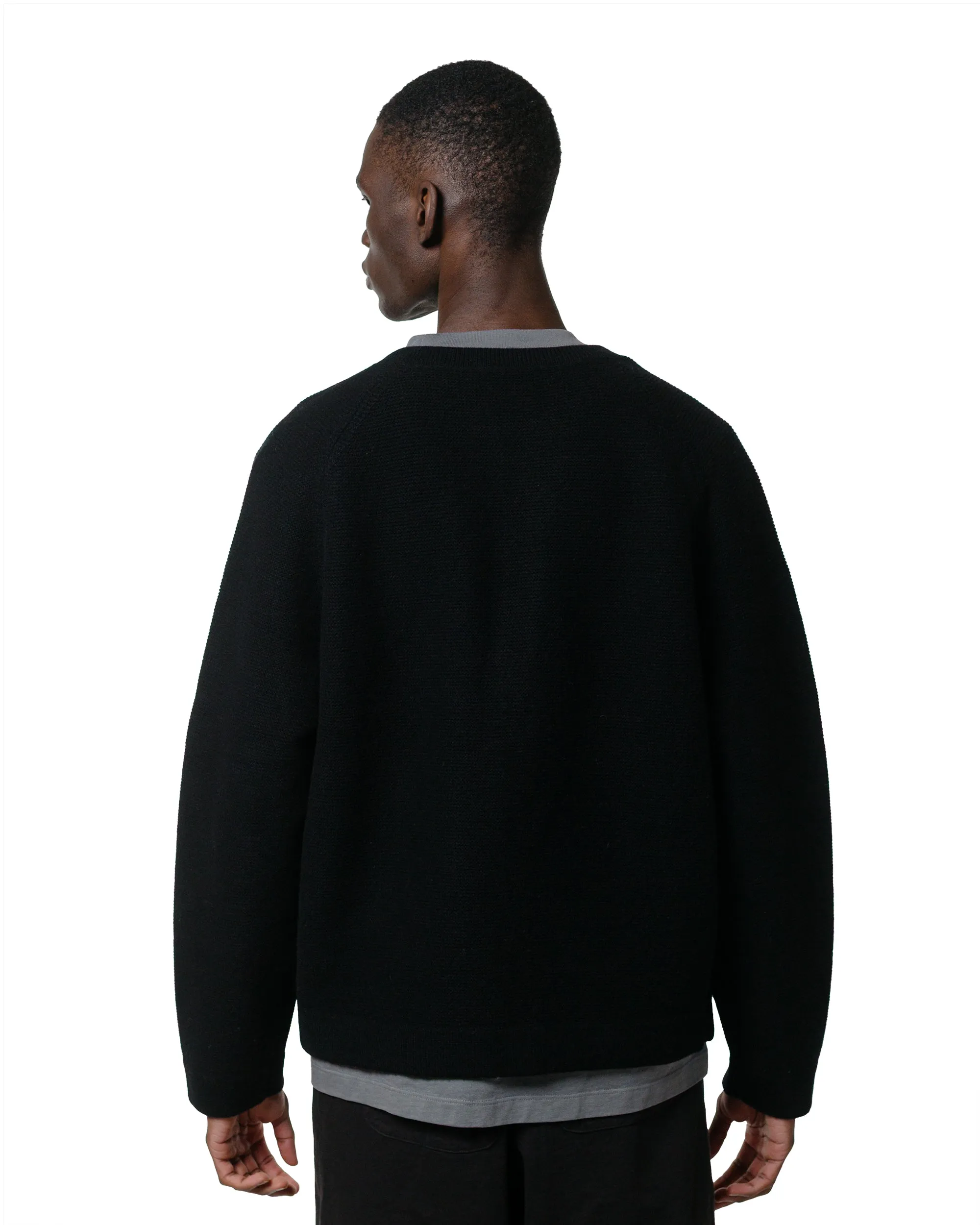 Lady White Co. Wool Link Zip Cardigan Black sold by Lost & Found product image thumbnail 3