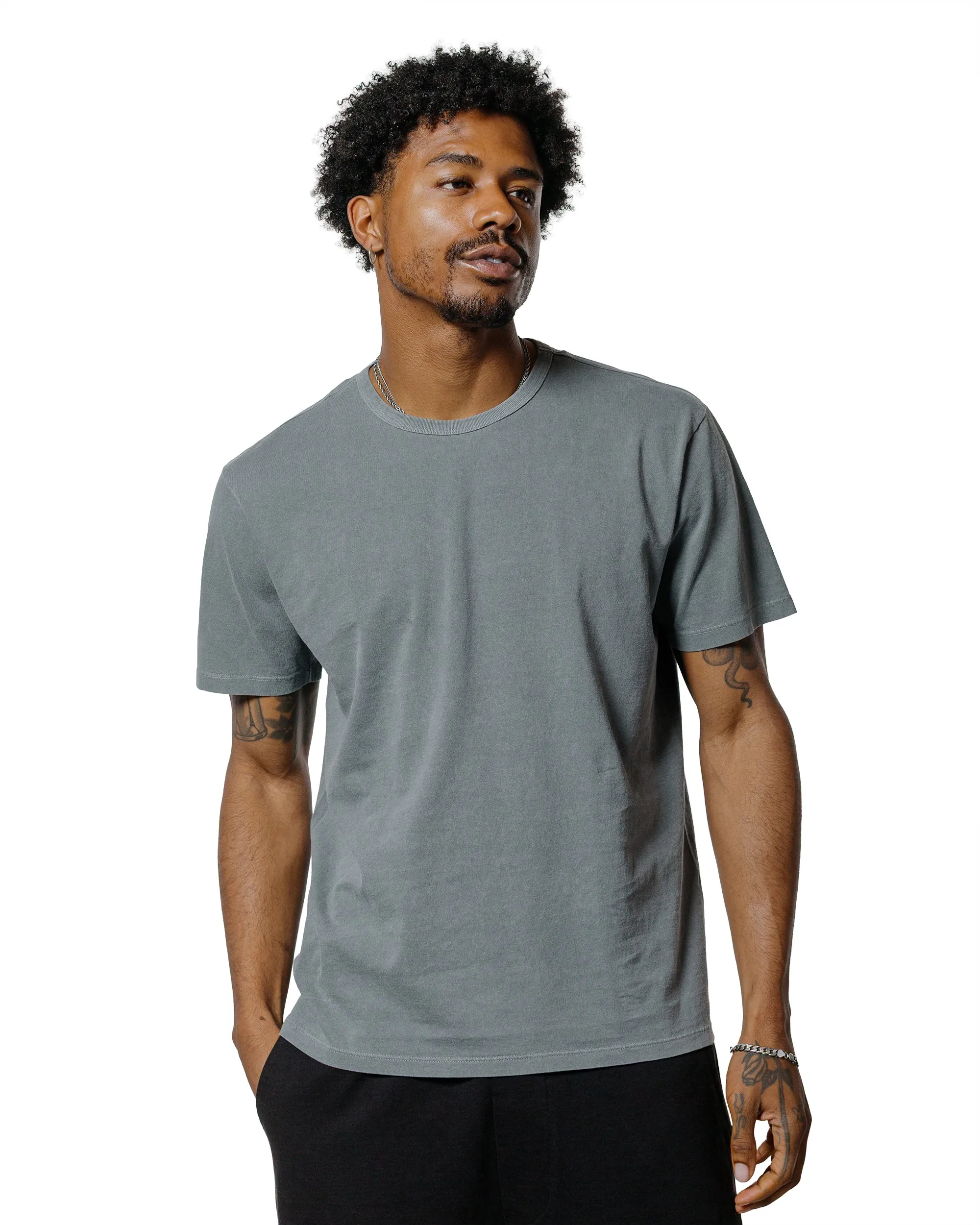 Lady White Co. T-Shirt 2-Pack Pigment Kelp sold by Lost & Found product image thumbnail 2