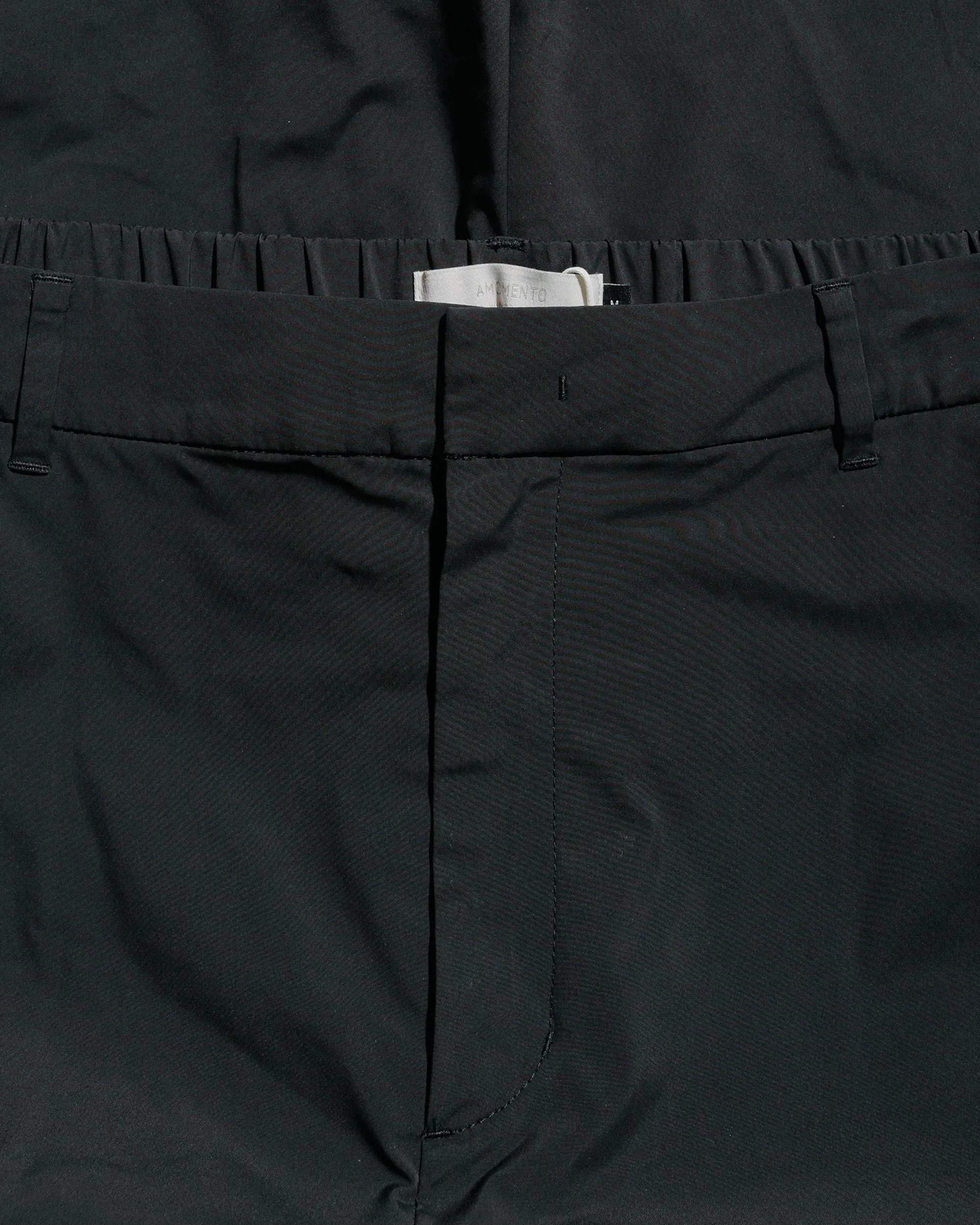 Amomento Taffeta Curved Leg Pants Black sold by Lost & Found product image thumbnail 5