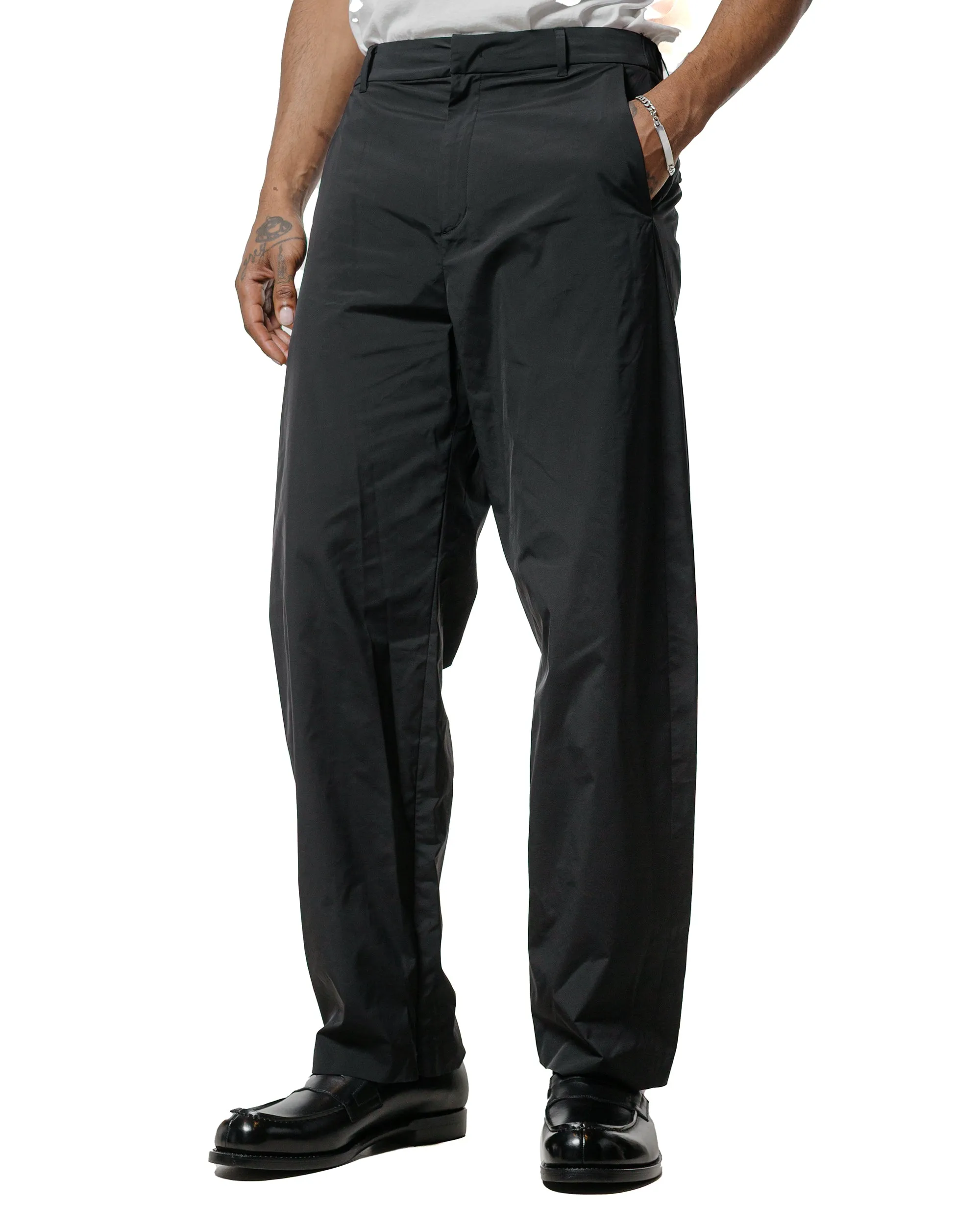 Amomento Taffeta Curved Leg Pants Black sold by Lost & Found product image thumbnail 2