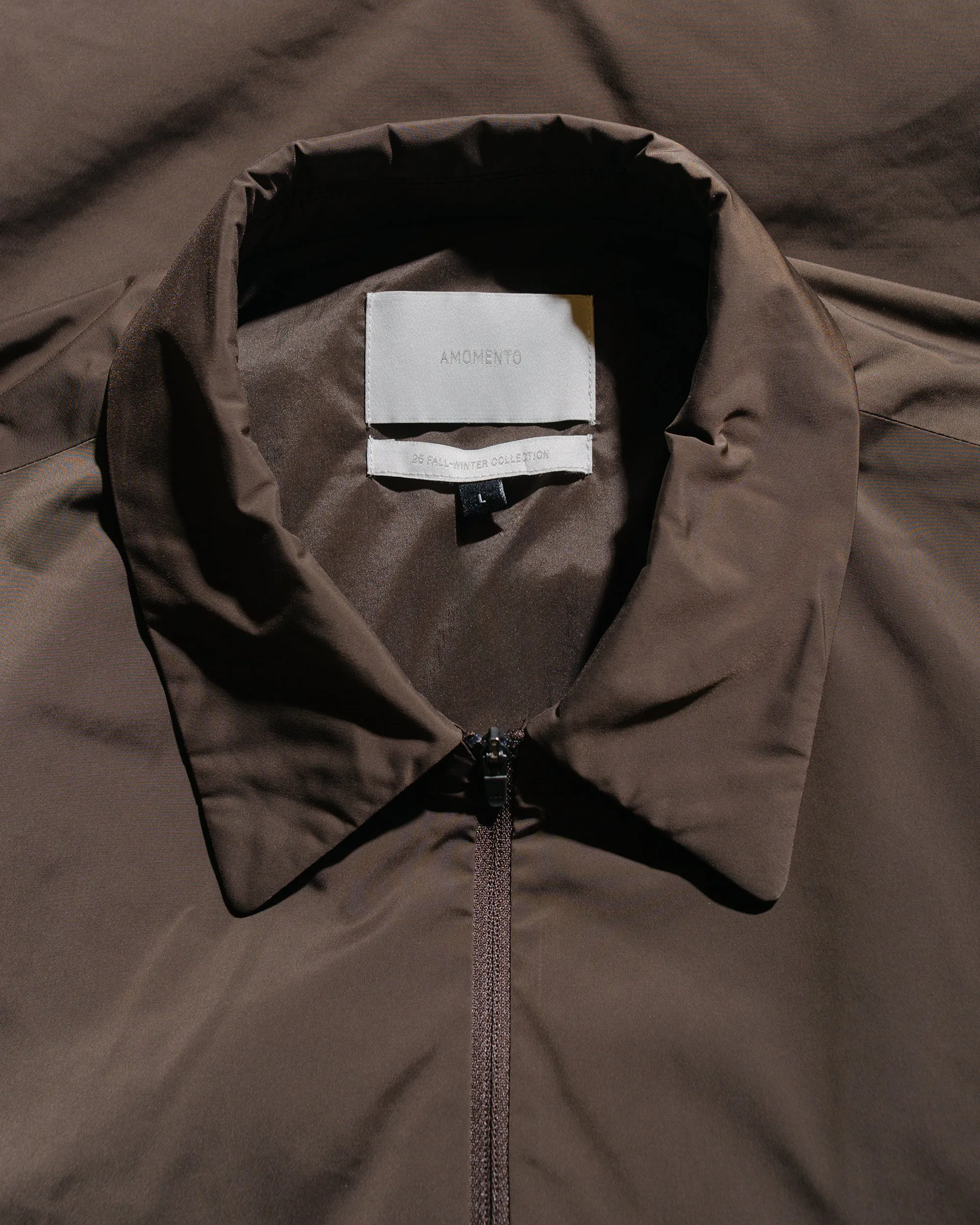 Amomento Taffeta Padded Jumper Brown sold by Lost & Found product image thumbnail 5