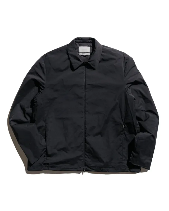 Amomento Taffeta Padded Jumper Black made by Amomento