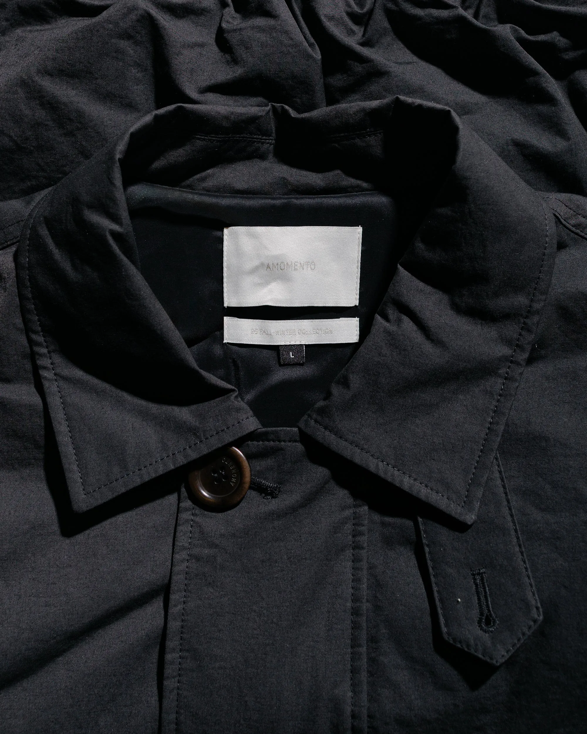 Amomento Padded Cotton Nylon Jumper Black sold by Lost & Found product image thumbnail 5