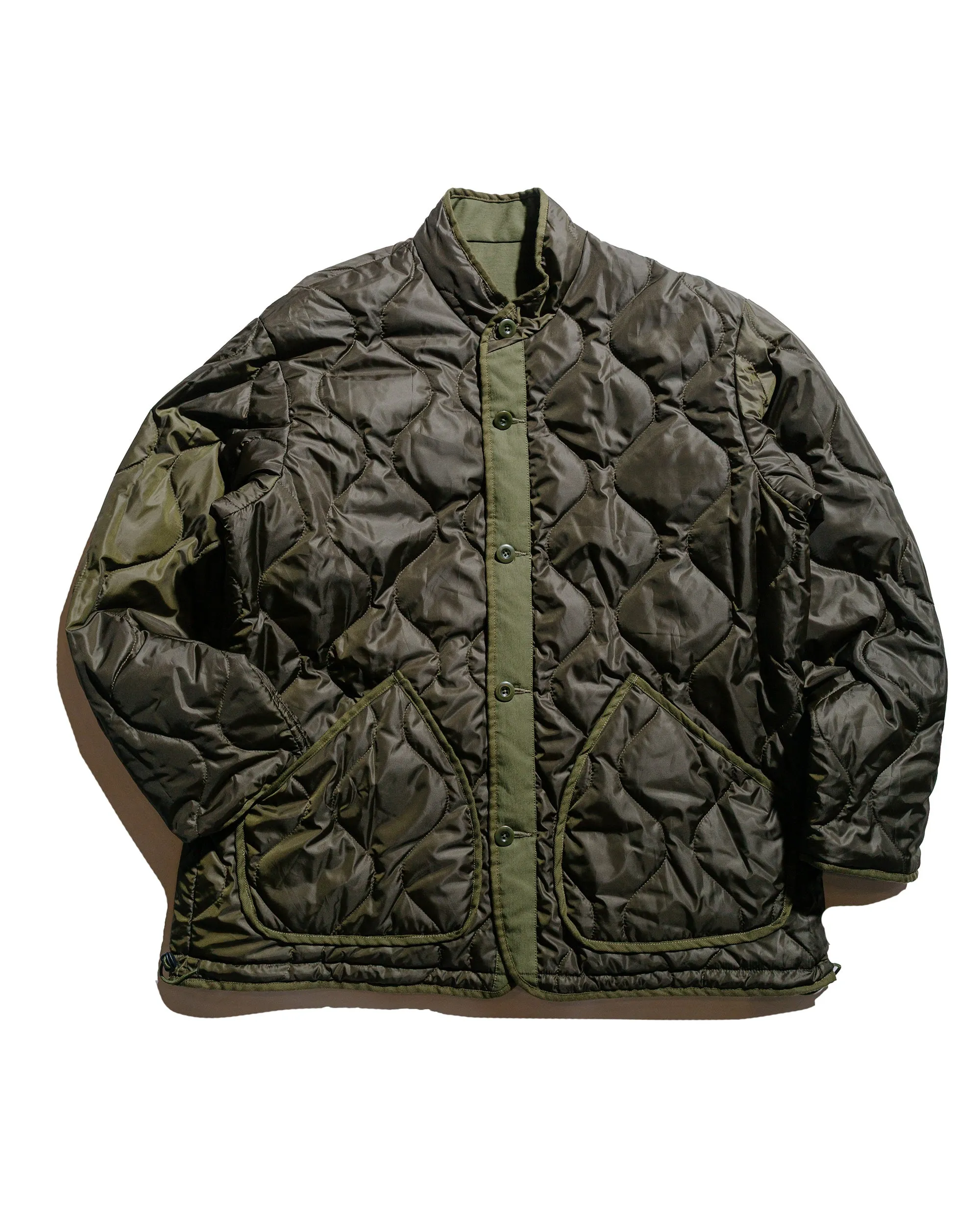 Sage de Cret Reversible Stand Collar Jacket Olive sold by Lost & Found product image thumbnail 2