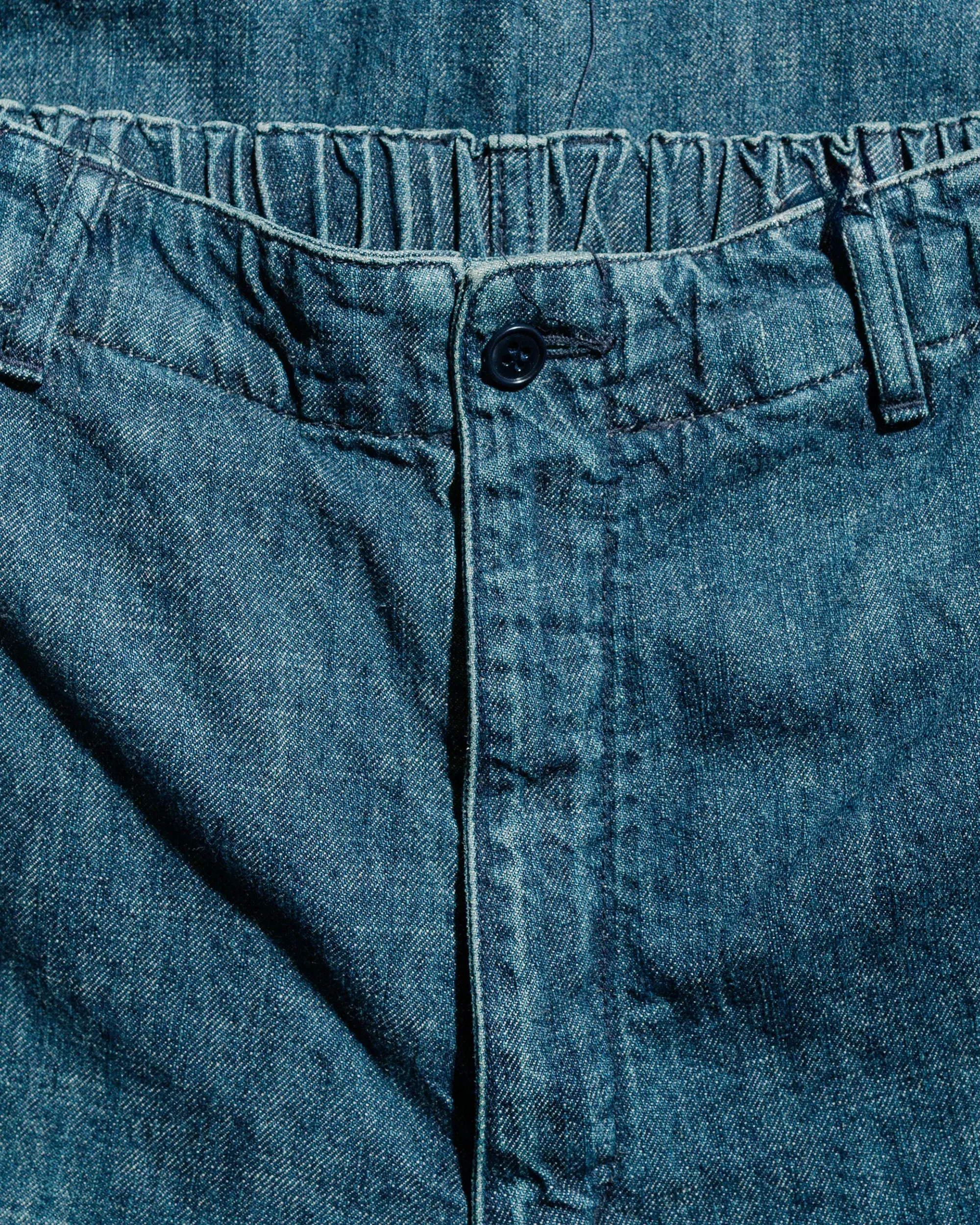 Sage de Cret 11oz. Cotton/Linen Denim Baggy Pants Navy sold by Lost & Found product image thumbnail 5