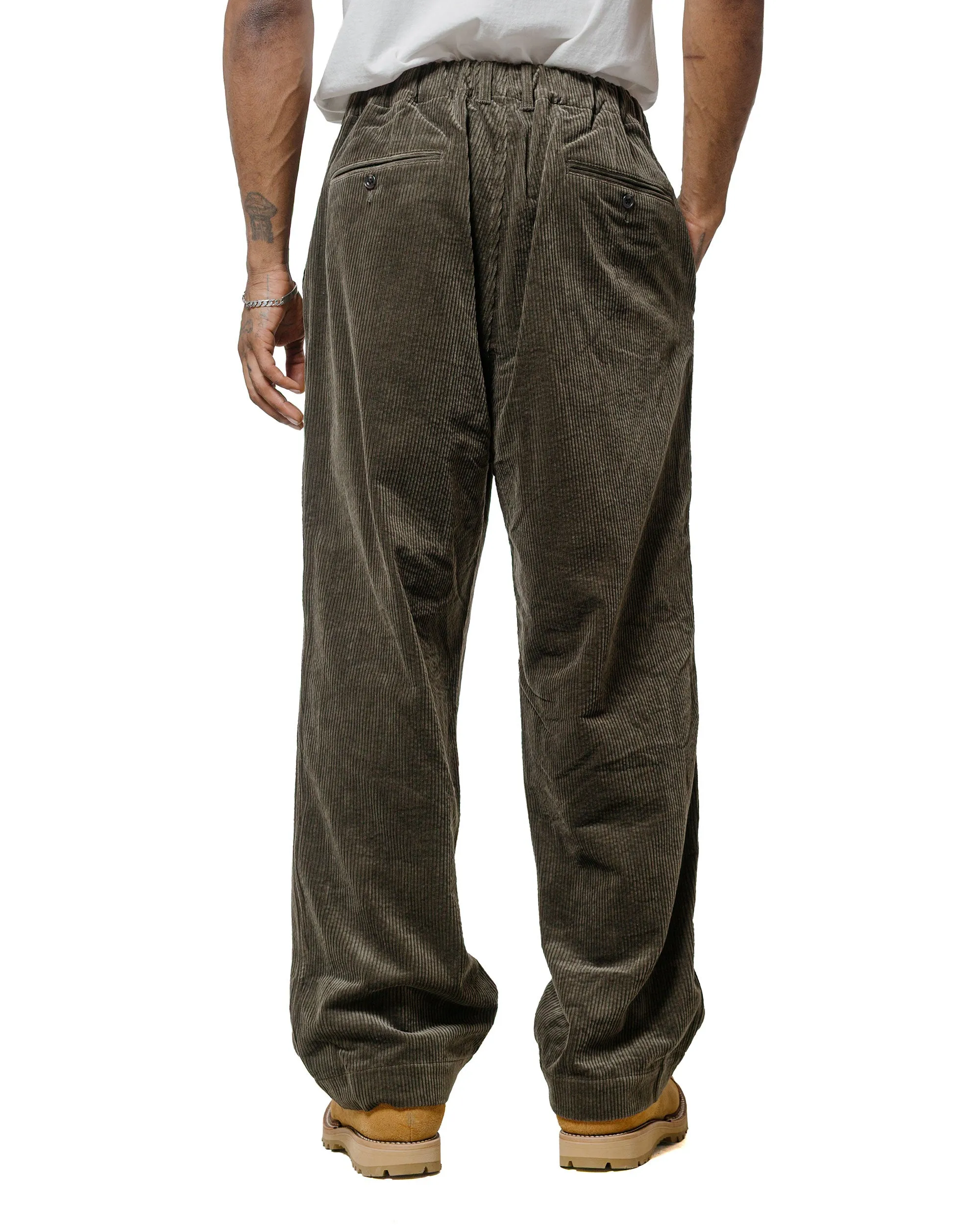 Sage de Cret Corduroy Baggy Pants Olive sold by Lost & Found product image thumbnail 3