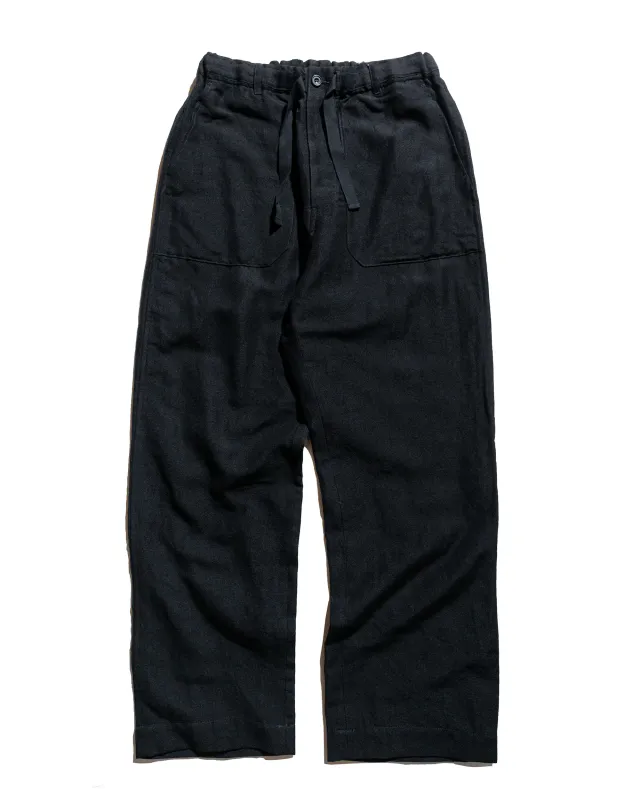 Sage de Cret Serge Wide Baker Pants Black sold by Lost & Found
