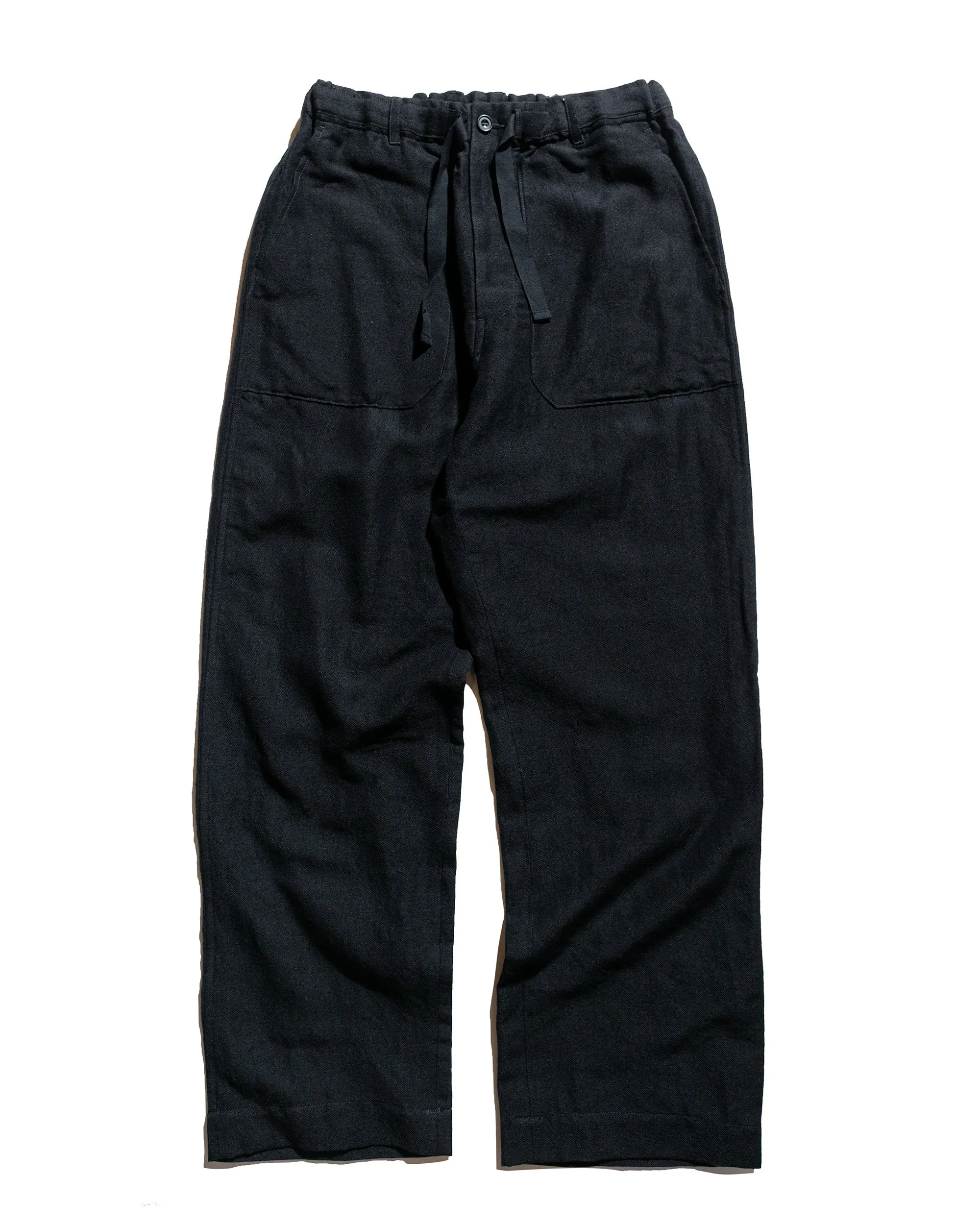 Sage de Cret Serge Wide Baker Pants Black sold by Lost & Found