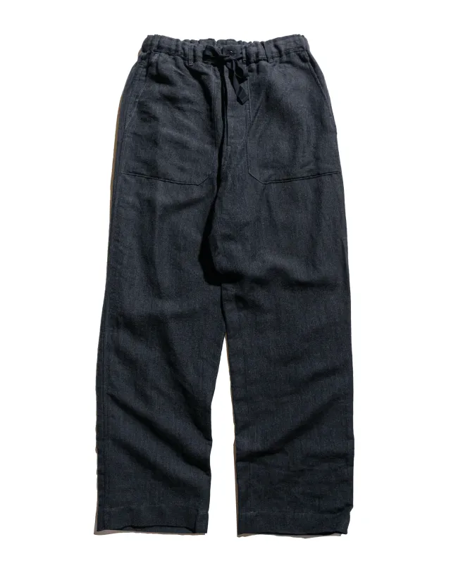 Sage de Cret Serge Wide Baker Pants Charcoal sold by Lost & Found