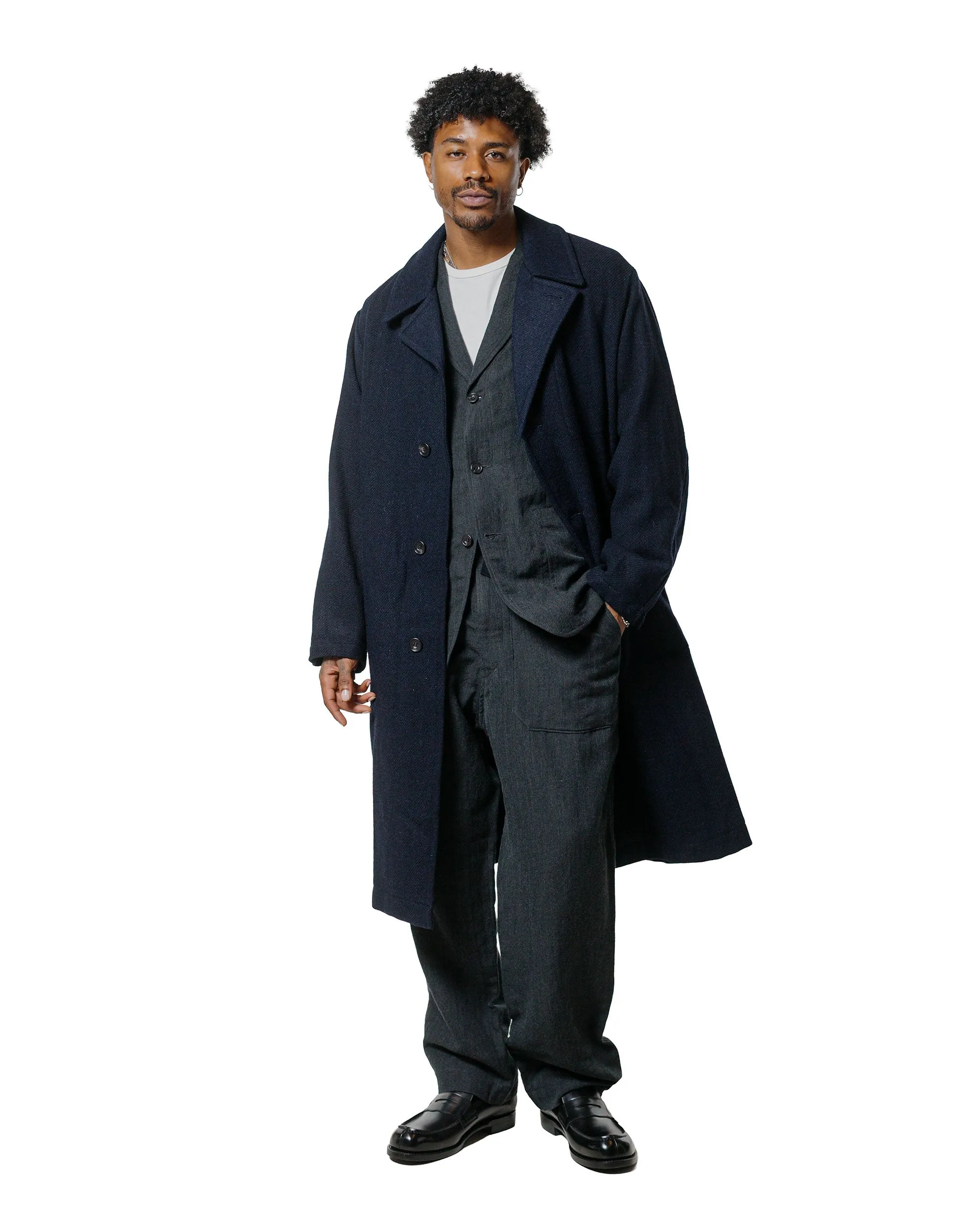 Sage de Cret Serge Wide Baker Pants Charcoal sold by Lost & Found product image thumbnail 4