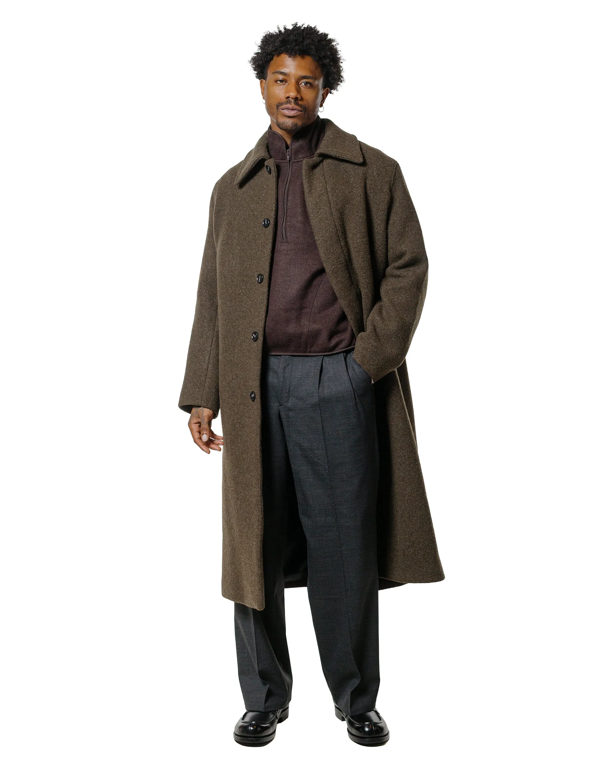 Sunflower Wool Half Zip Brown sold by Lost & Found product image thumbnail 4