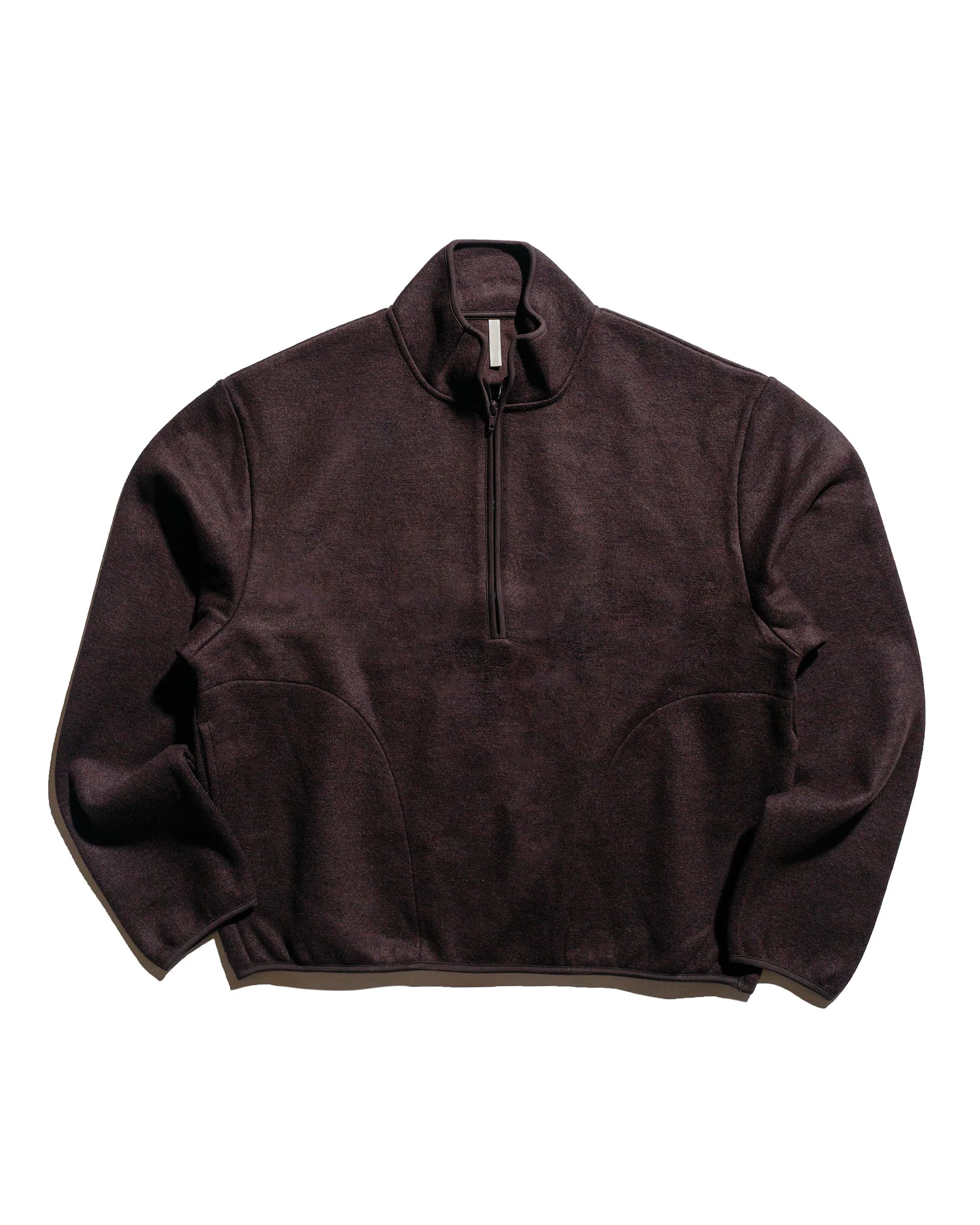 Sunflower Wool Half Zip Brown sold by Lost & Found