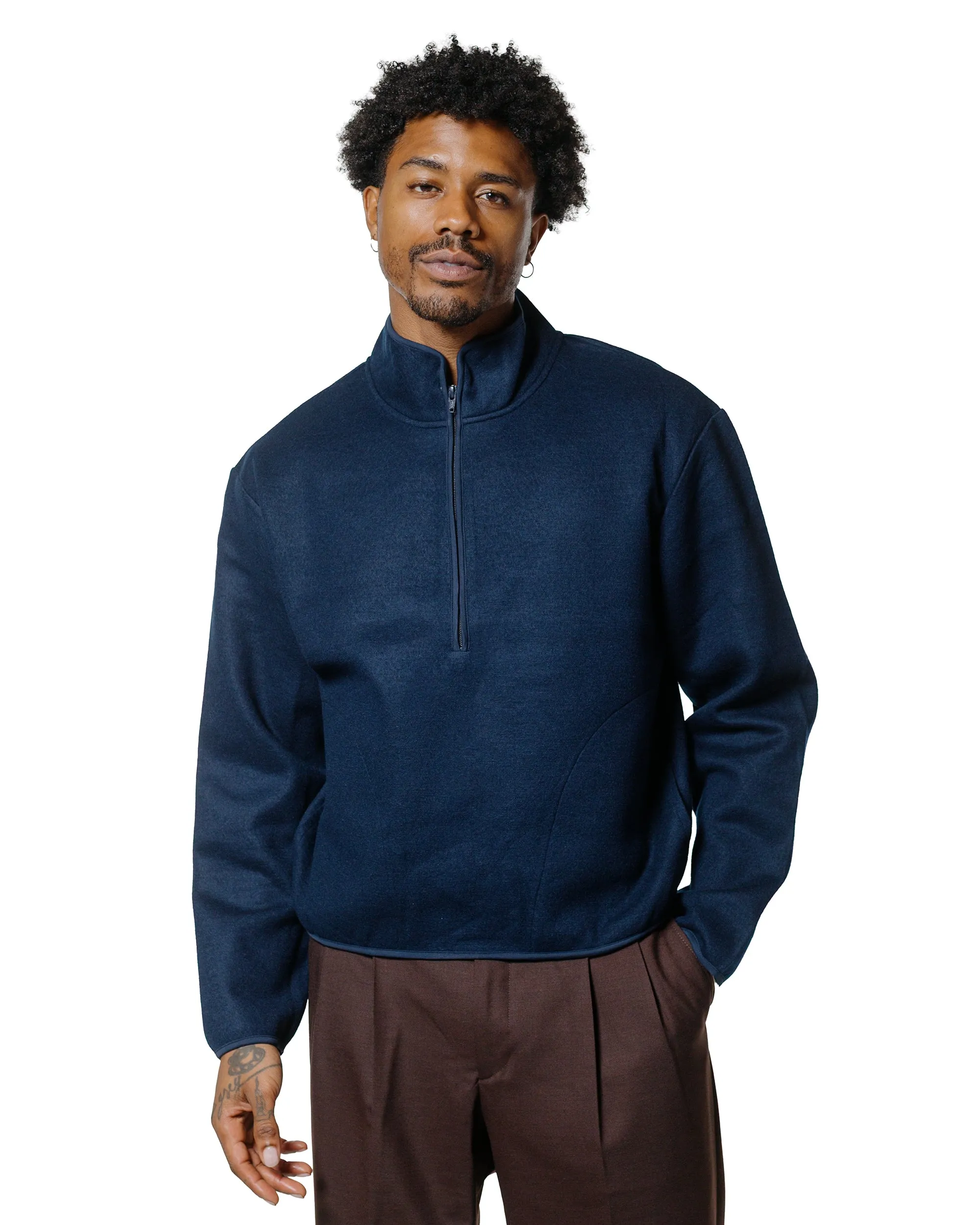 Sunflower Wool Half Zip Navy sold by Lost & Found product image thumbnail 2