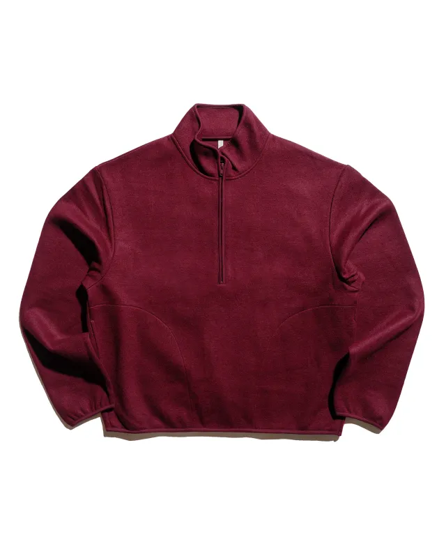 Sunflower Wool Half Zip Burgundy sold by Lost & Found