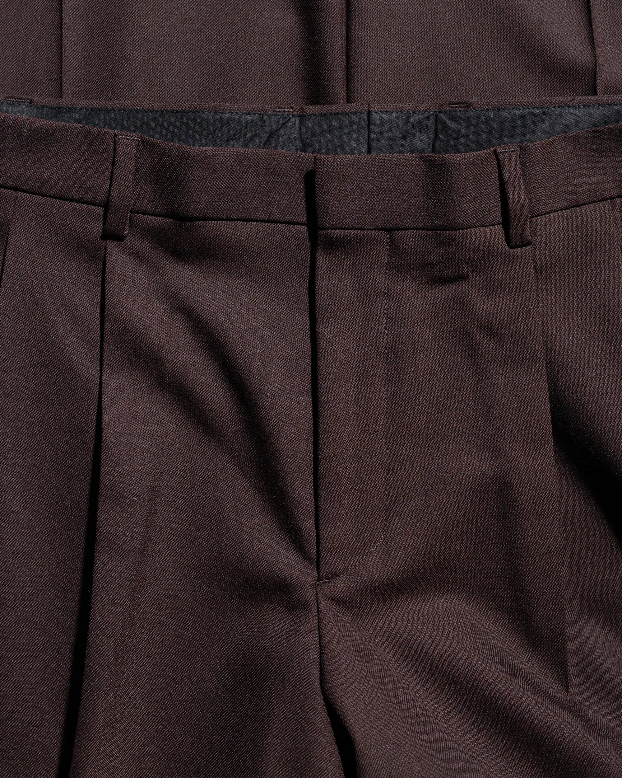 Sunflower Wide Pleated Trouser Brown sold by Lost & Found product image thumbnail 5