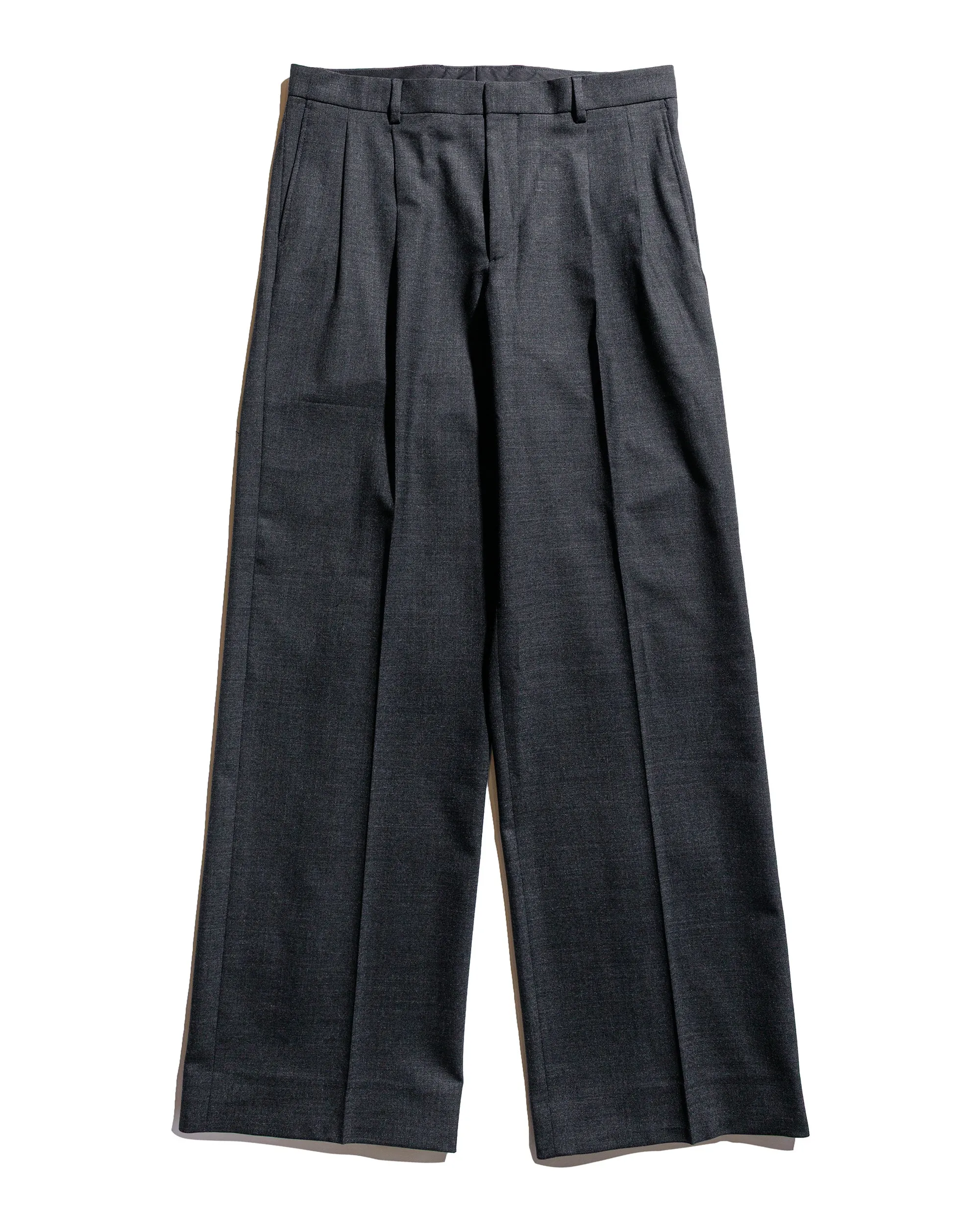 Sunflower Wide Pleated Trouser Anthracite sold by Lost & Found