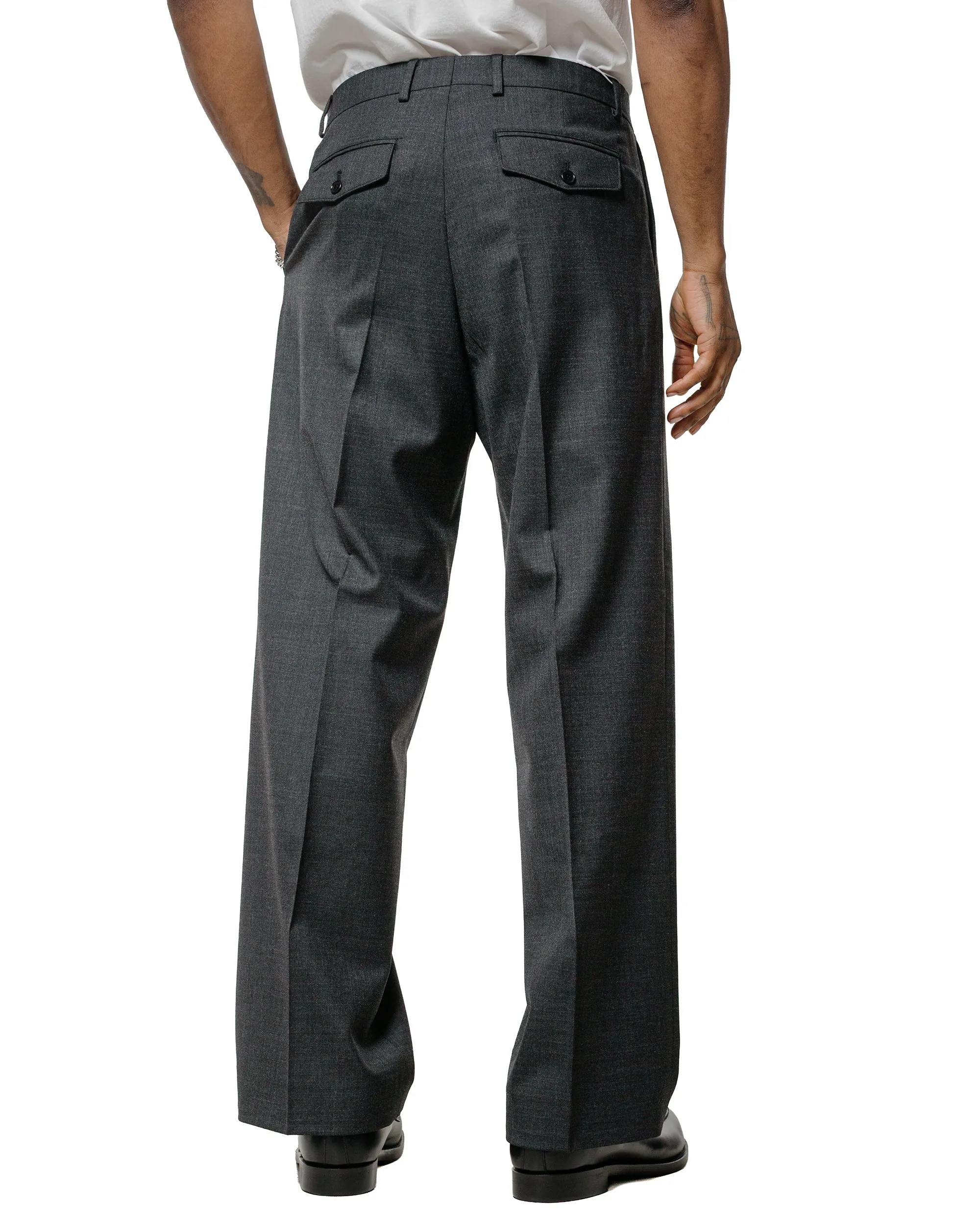 Sunflower Wide Pleated Trouser Anthracite sold by Lost & Found product image thumbnail 3