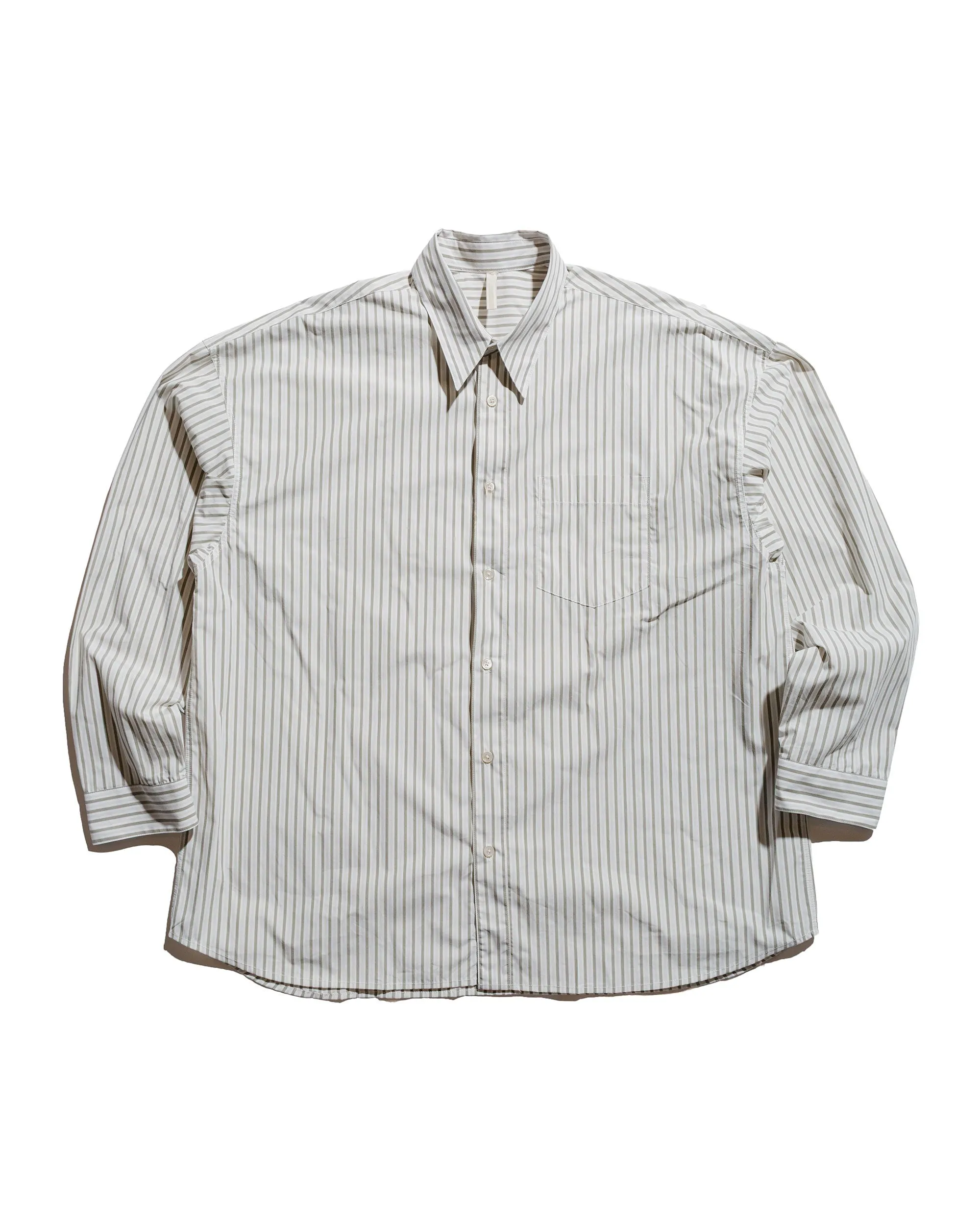 Sunflower Stable Shirt Stripe Khaki sold by Lost & Found