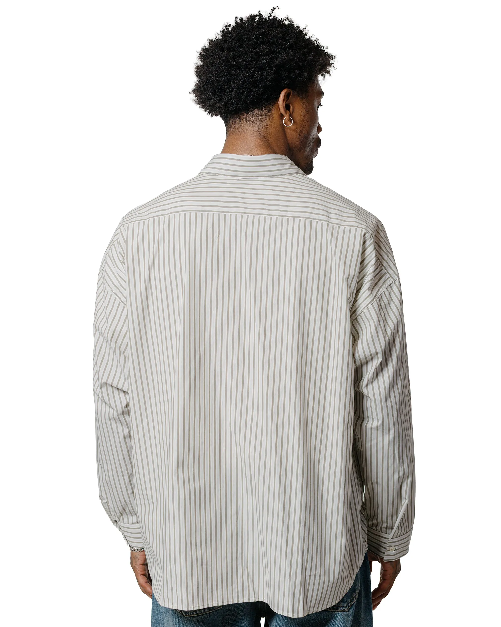 Sunflower Stable Shirt Stripe Khaki sold by Lost & Found product image thumbnail 3