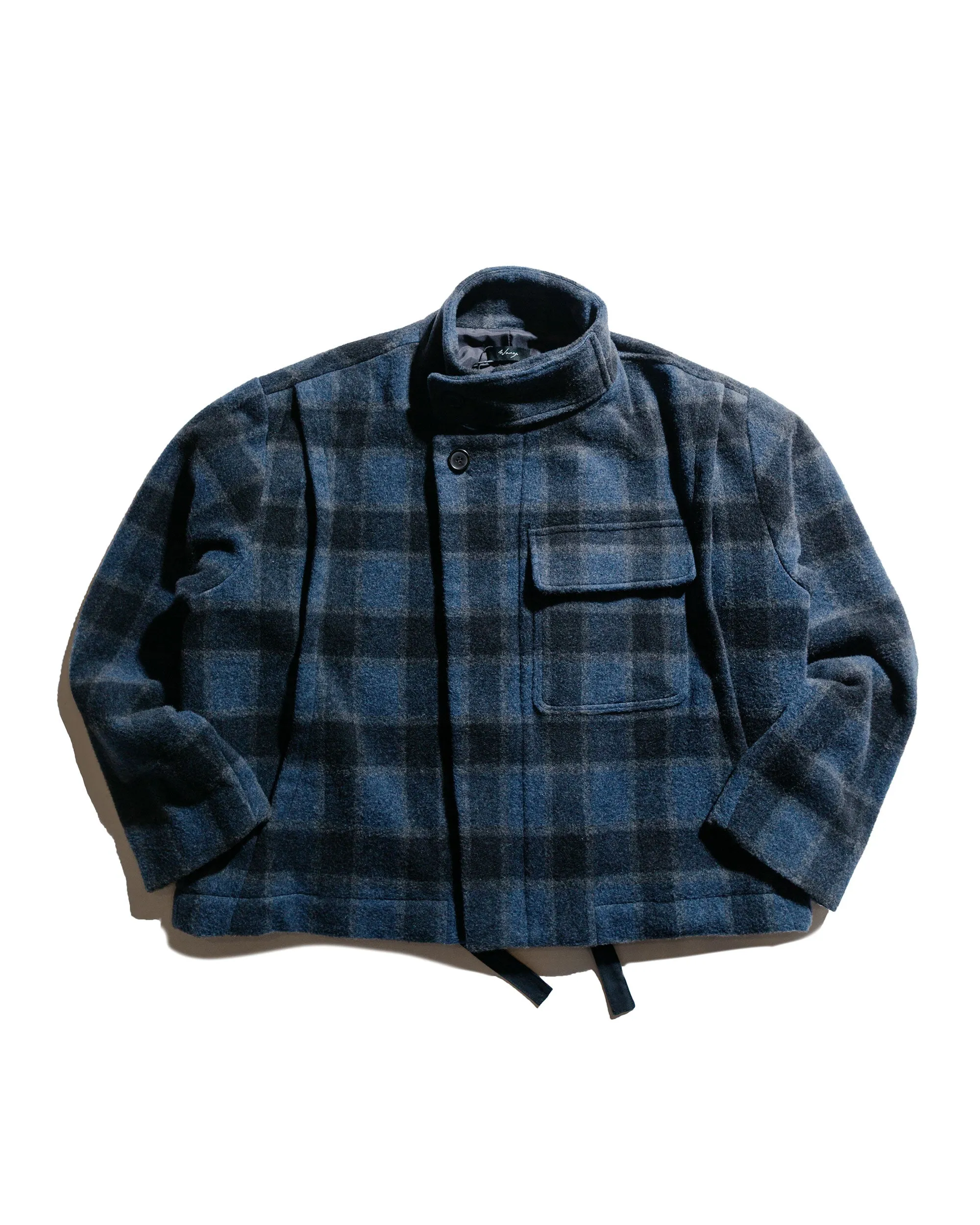 Wanze Dispatch Jacket Brushed Wool Plaid sold by Lost & Found