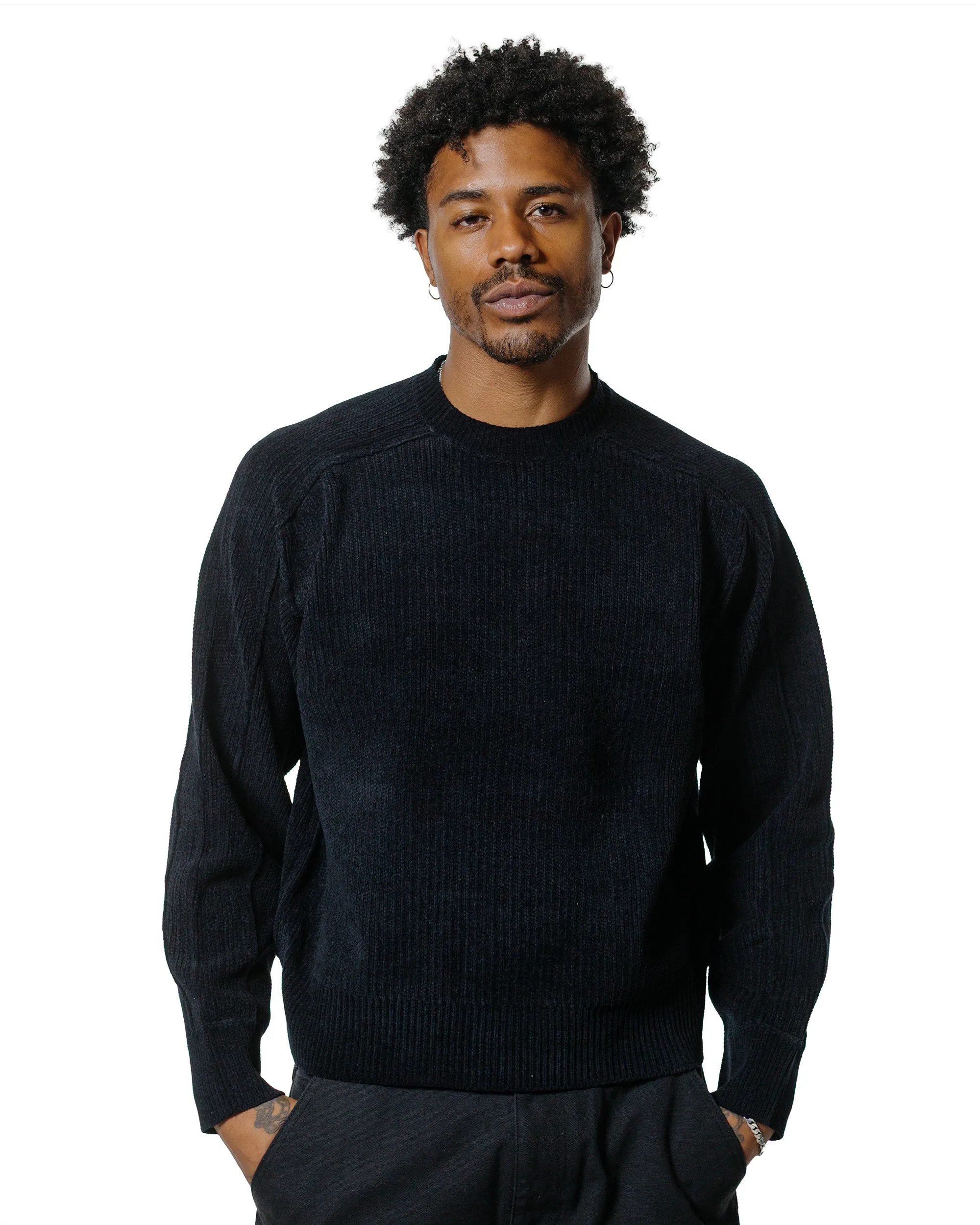 Stüssy Exposed Seam Sweater Black sold by Lost & Found product image thumbnail 2