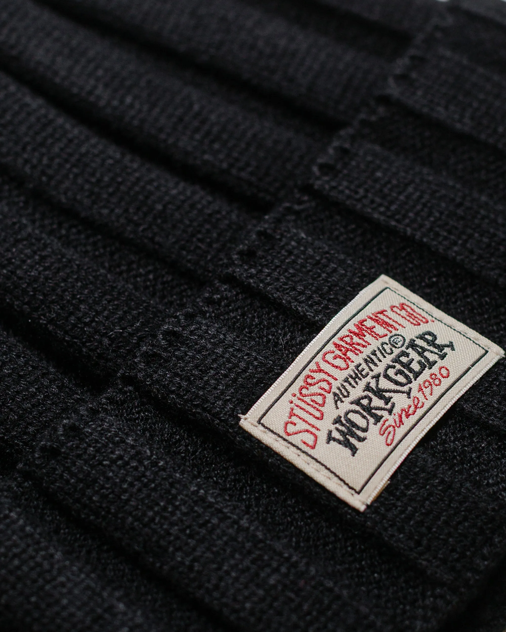 Stüssy Workwear Cuff Beanie Black sold by Lost & Found product image thumbnail 2
