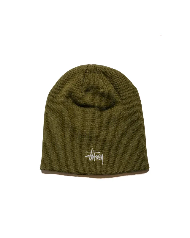 Stüssy Basic Stüssy Skullcap Light Olive sold by Lost & Found