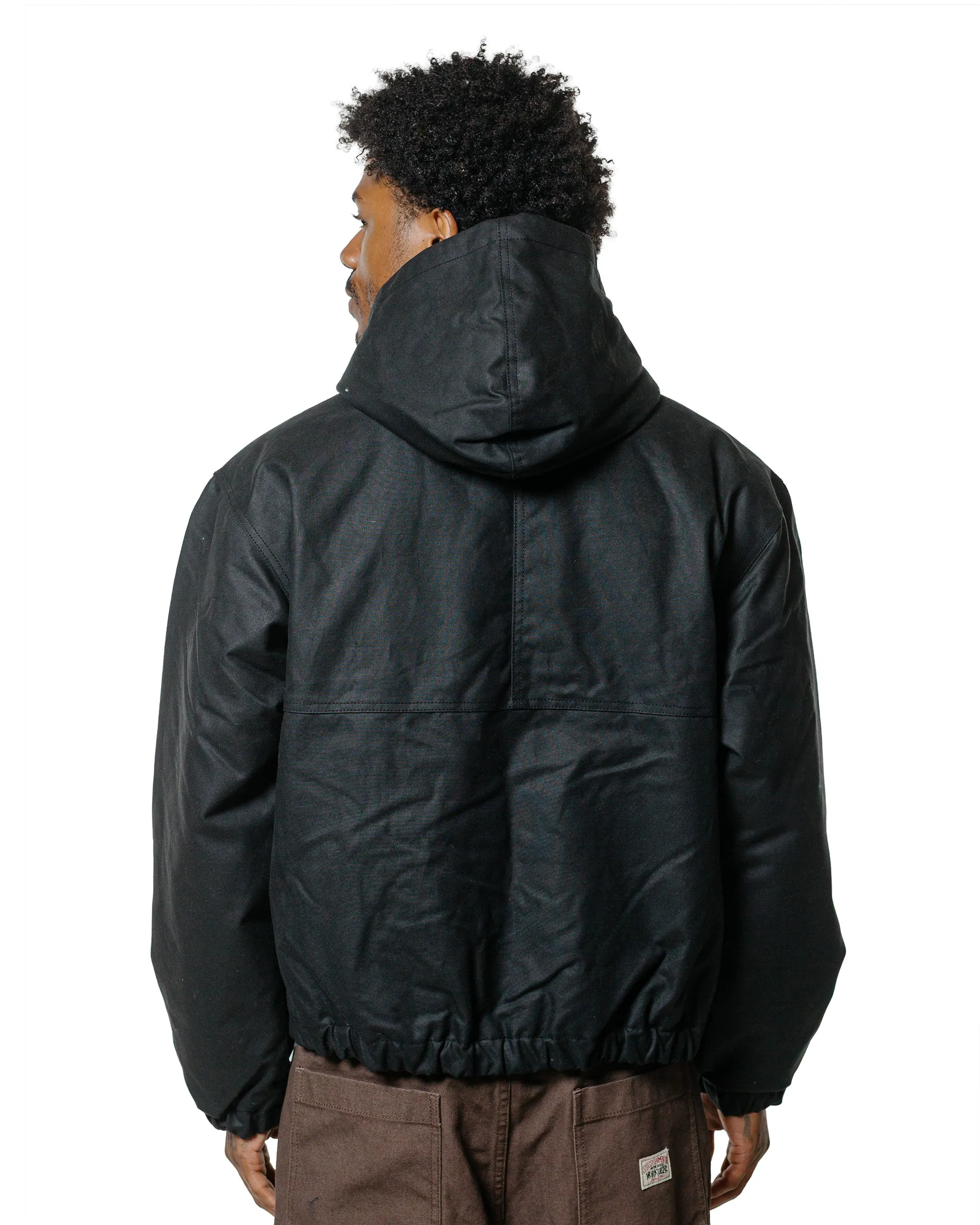 Stüssy Work Jacket Waxed Cotton Black sold by Lost & Found product image thumbnail 3