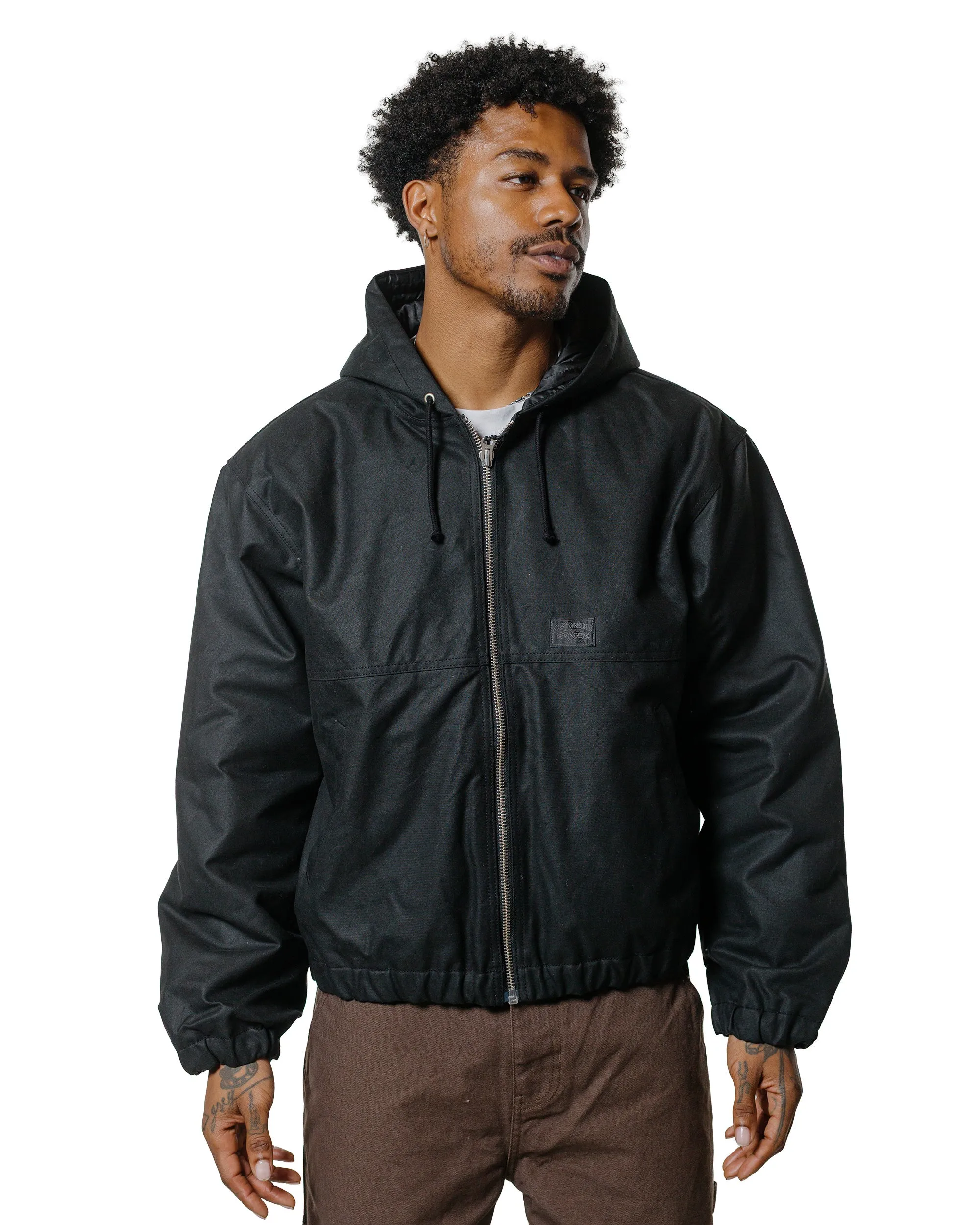 Stüssy Work Jacket Waxed Cotton Black sold by Lost & Found product image thumbnail 2