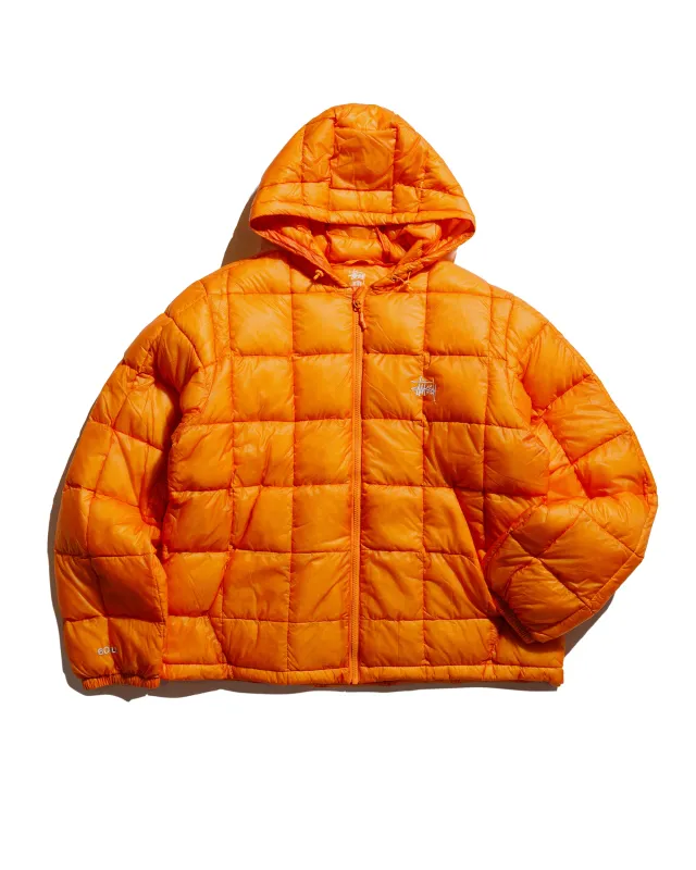 Stüssy Midweight Hooded Puffer Orange sold by Lost & Found