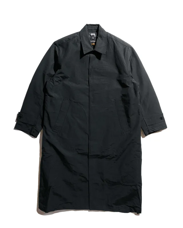 Stüssy All Season Trench Black sold by Lost & Found