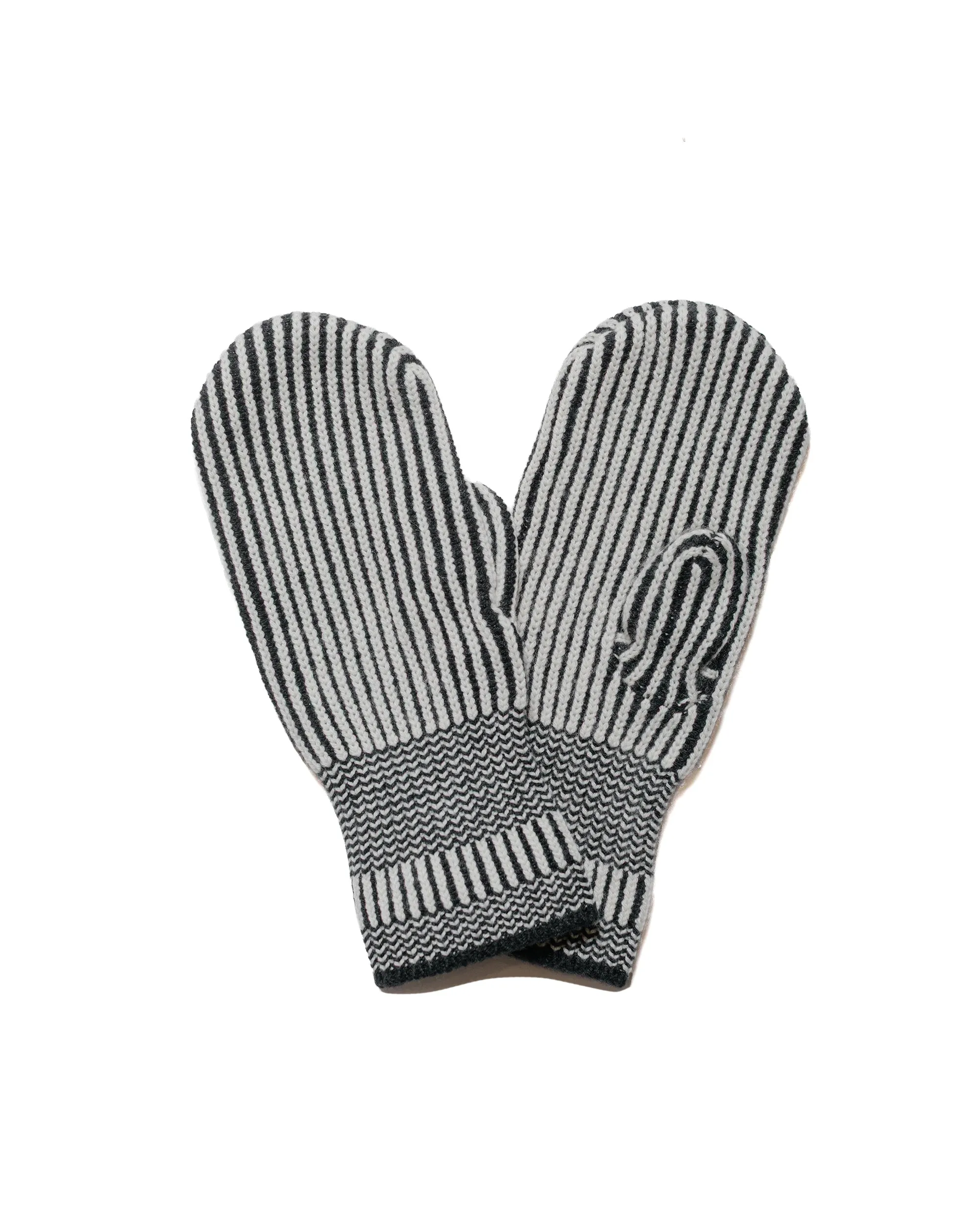 Beams Plus Cashmere Rib Mitten Charcoal Grey sold by Lost & Found