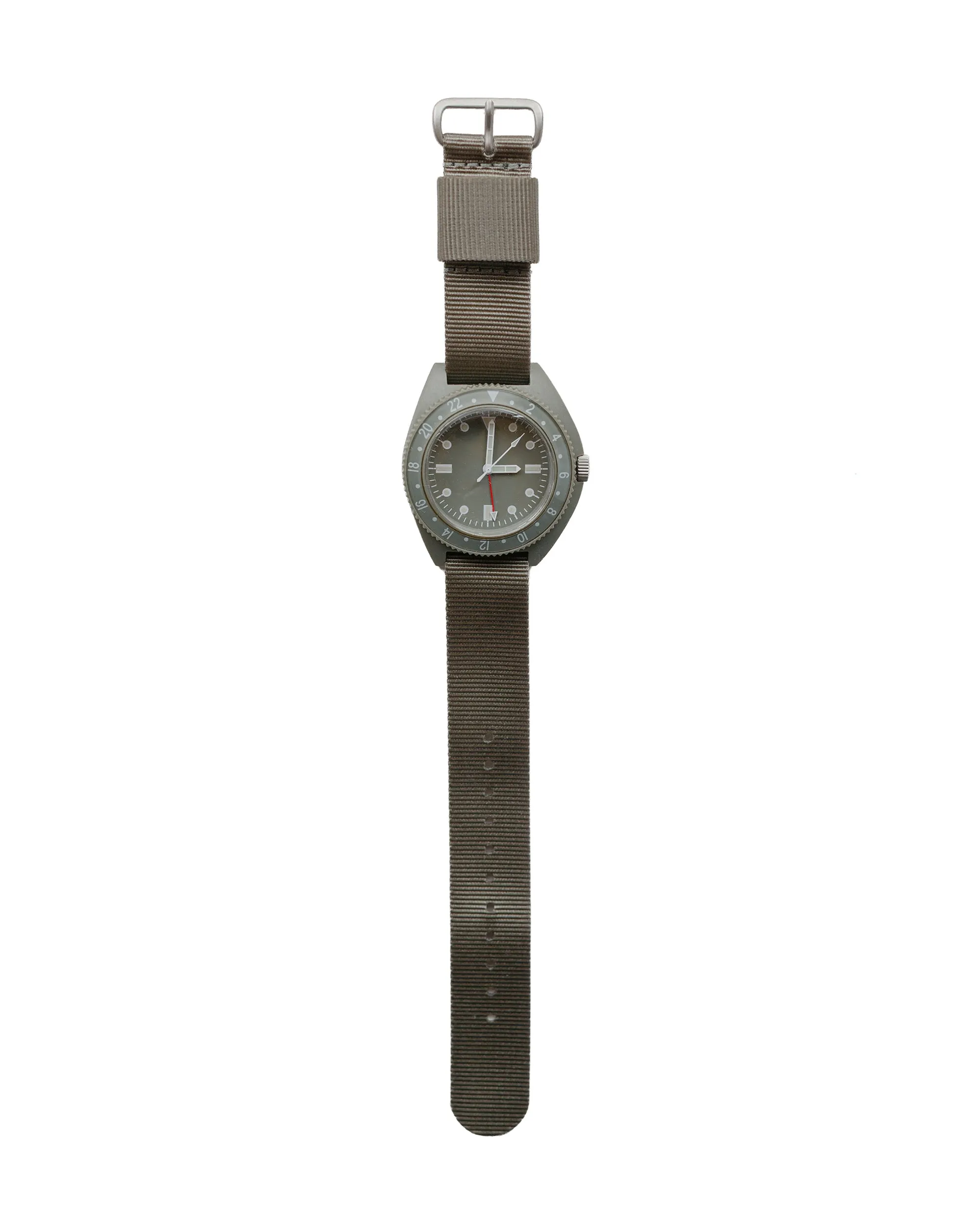 Beams Plus MIL Travel Watch Type-P24 Sage sold by Lost & Found