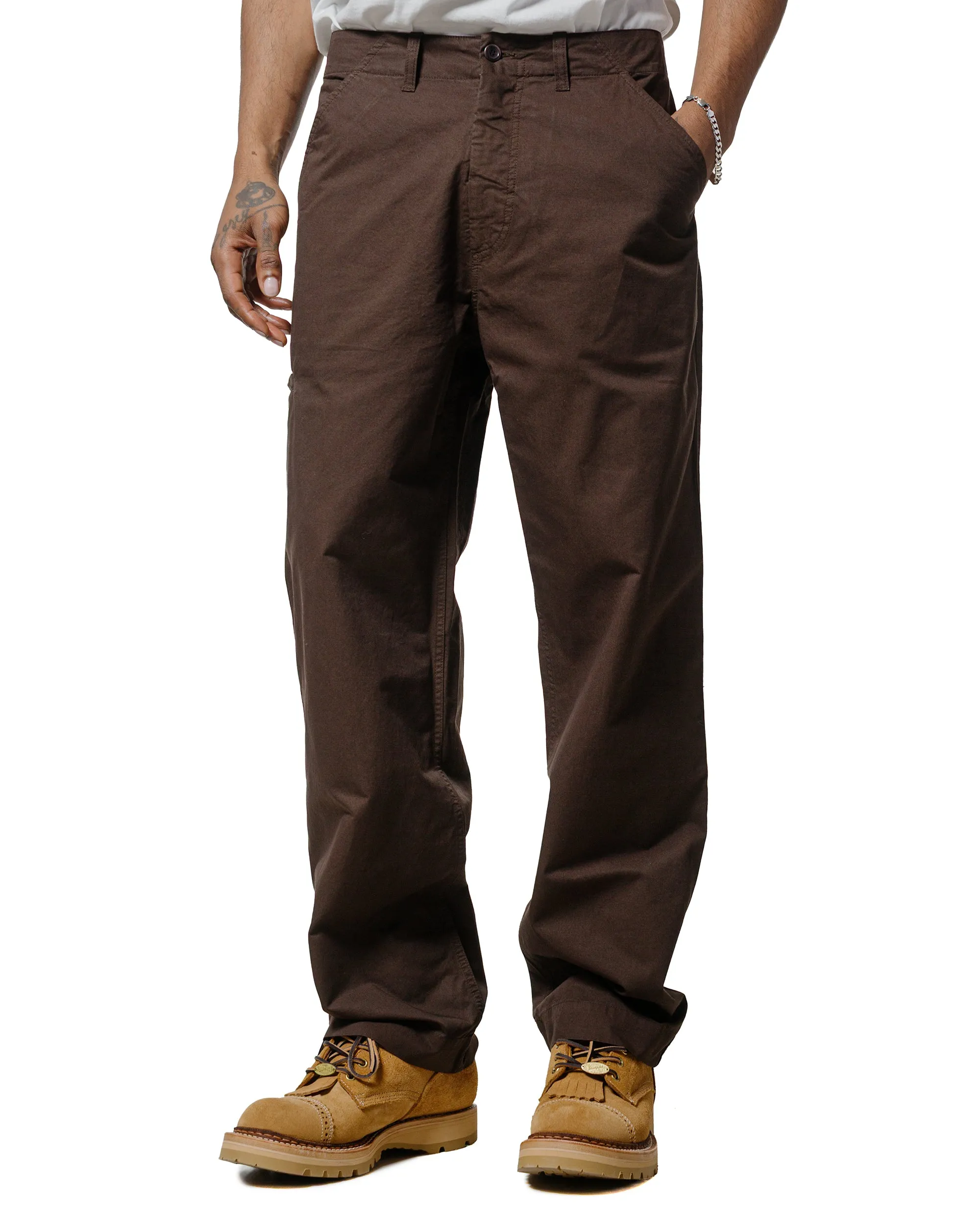 Norse Projects Gorm Relaxed Mineral Dyed Fine Twill Cargo Pants Espresso sold by Lost & Found product image thumbnail 2