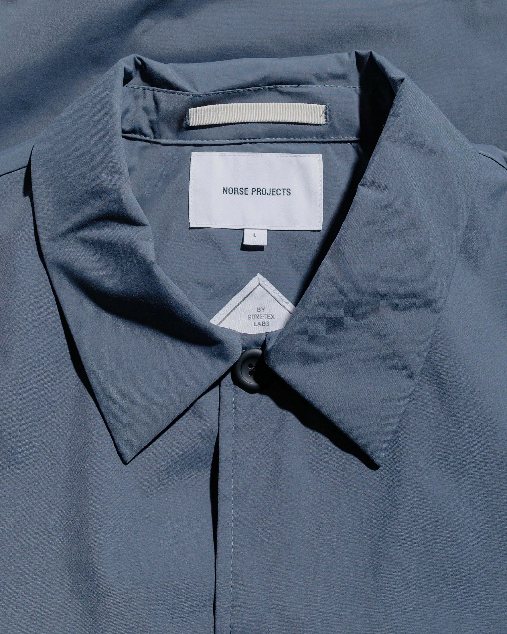 Norse Projects Marcus Windstopper Overshirt Graphite sold by Lost & Found product image thumbnail 5
