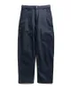 De Bonne Facture Balloon Trousers Heavy Cotton Drill Dark Navy sold by Lost & Found