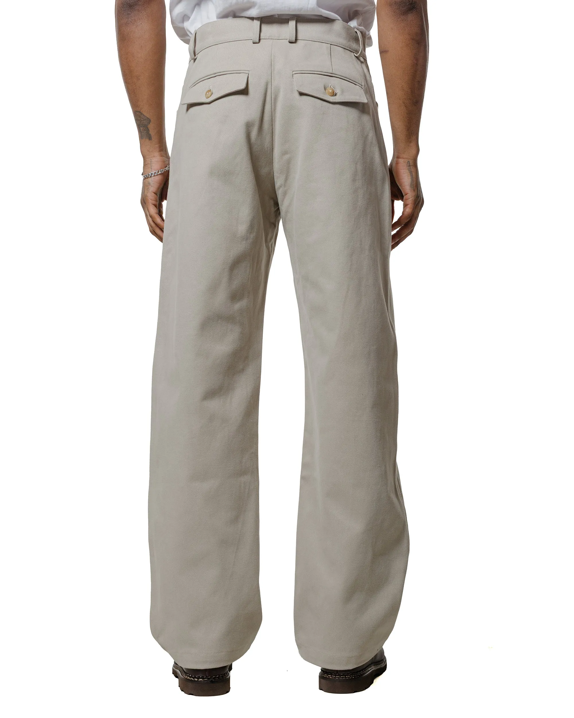De Bonne Facture Gardian Trousers Heavy Cotton Drill Stone sold by Lost & Found product image thumbnail 3