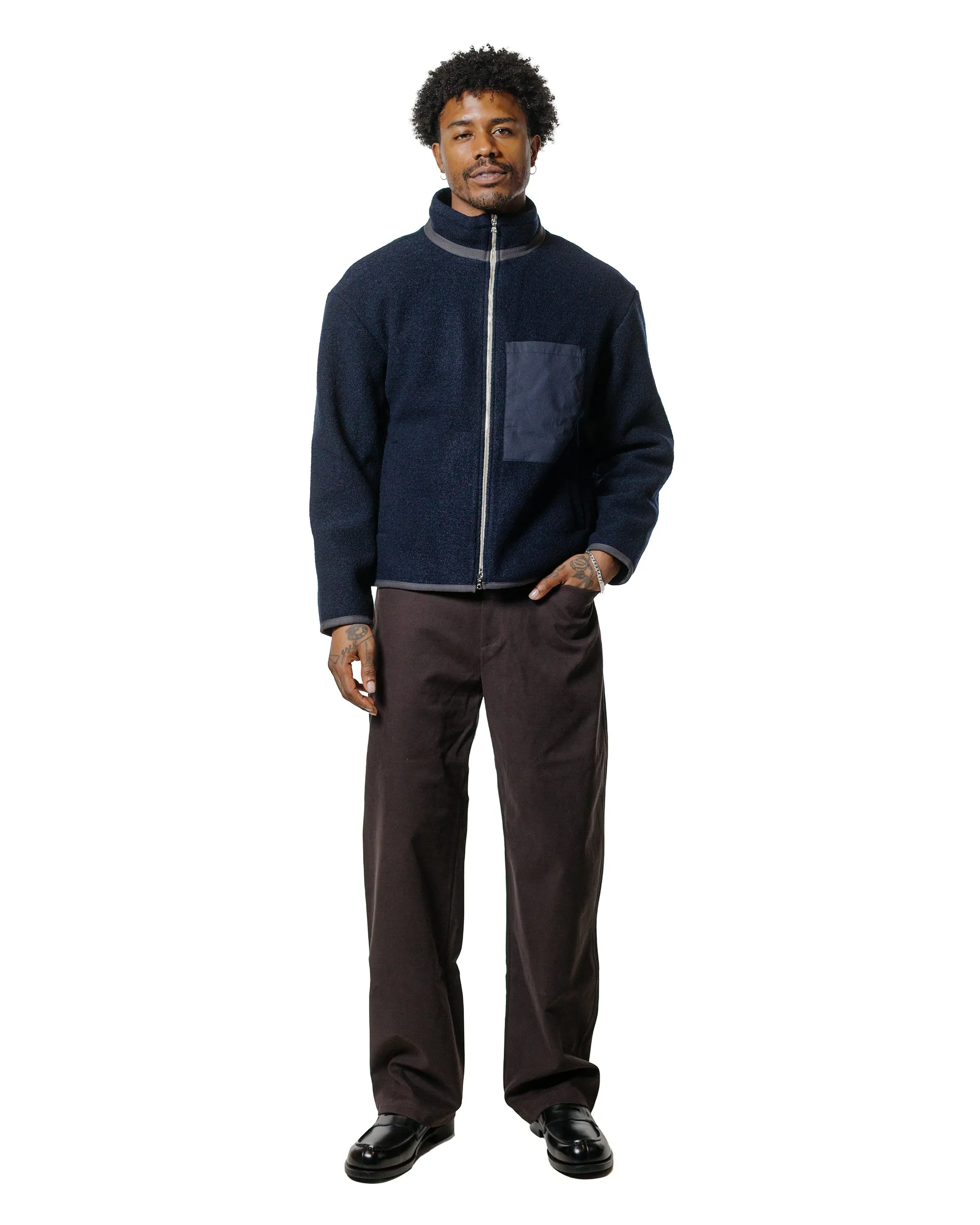 De Bonne Facture Gardian Trousers Soft Cotton Twill Chocolate sold by Lost & Found product image thumbnail 4