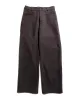 De Bonne Facture Gardian Trousers Soft Cotton Twill Chocolate sold by Lost & Found